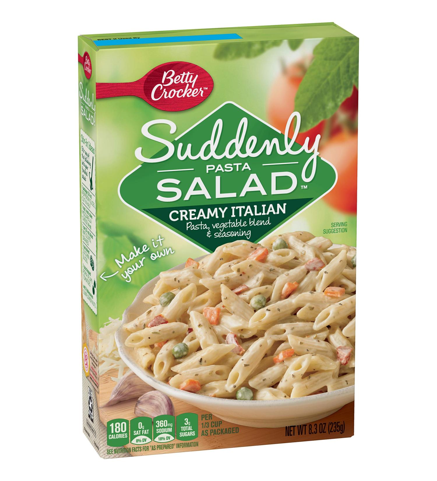 Betty Crocker Creamy Italian Pasta Salad Mix 8.3 oz - Delicious Dry Meal Option - Buy Online on GoSupps.com