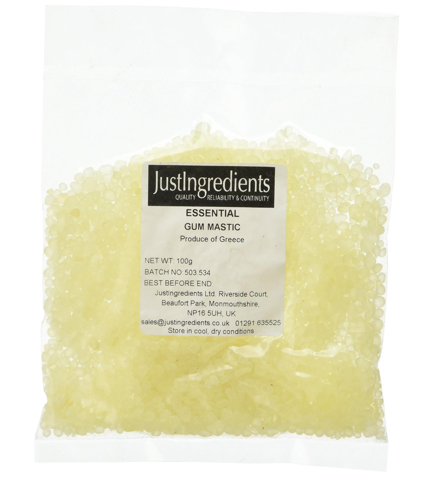 JustIngredients Essentials Mastic Gum 100 g - Buy Online on GoSupps.com