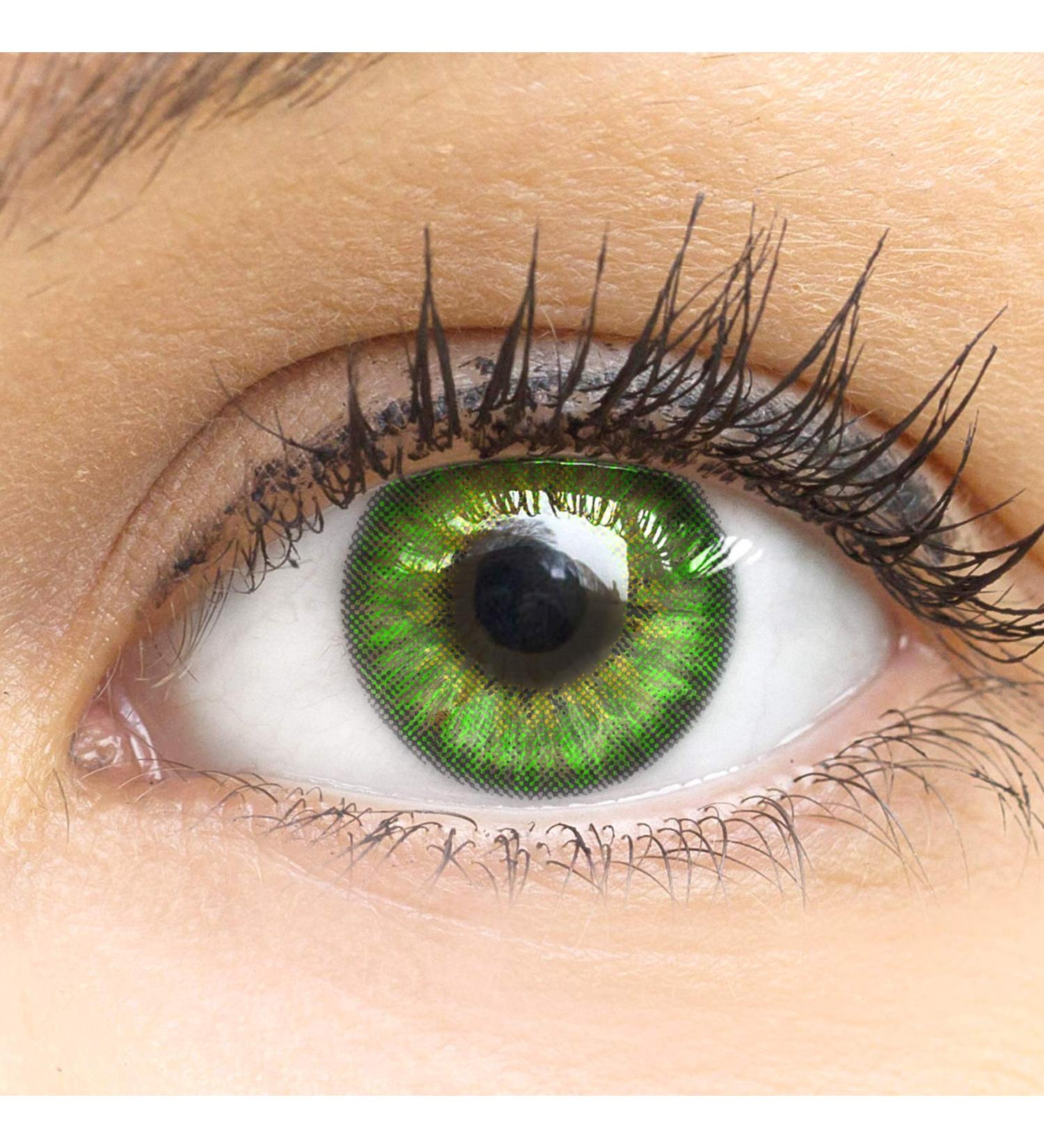 Fresh Mint Green Contact Lenses - Silicone Comfort Strong Coverage | 1 Pair -2.00 Diopters - Buy Online on GoSupps.com