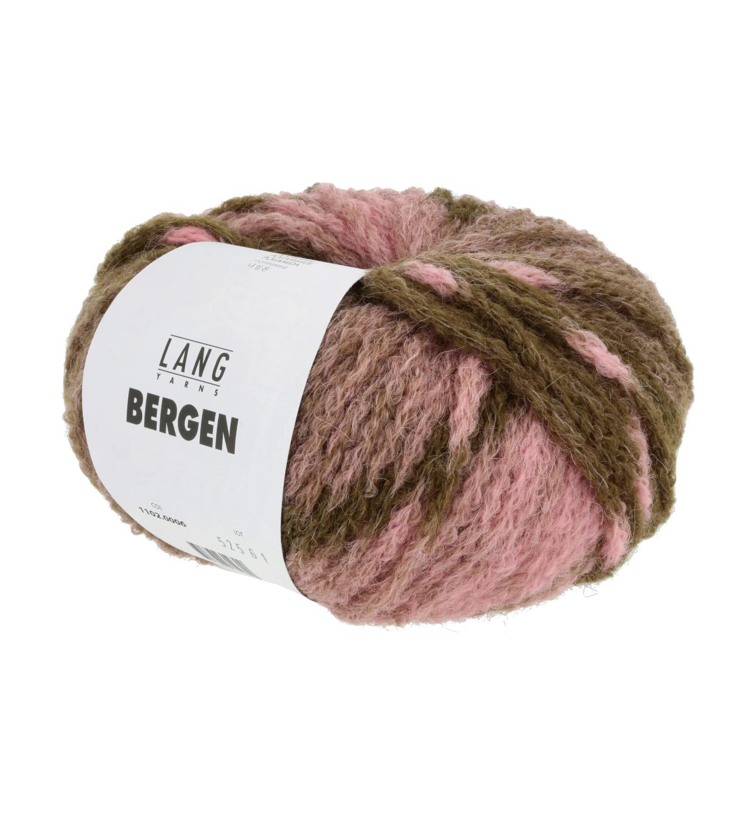 LANG YARNS Lang Yarns Bergen 0006 brown pink 50 g