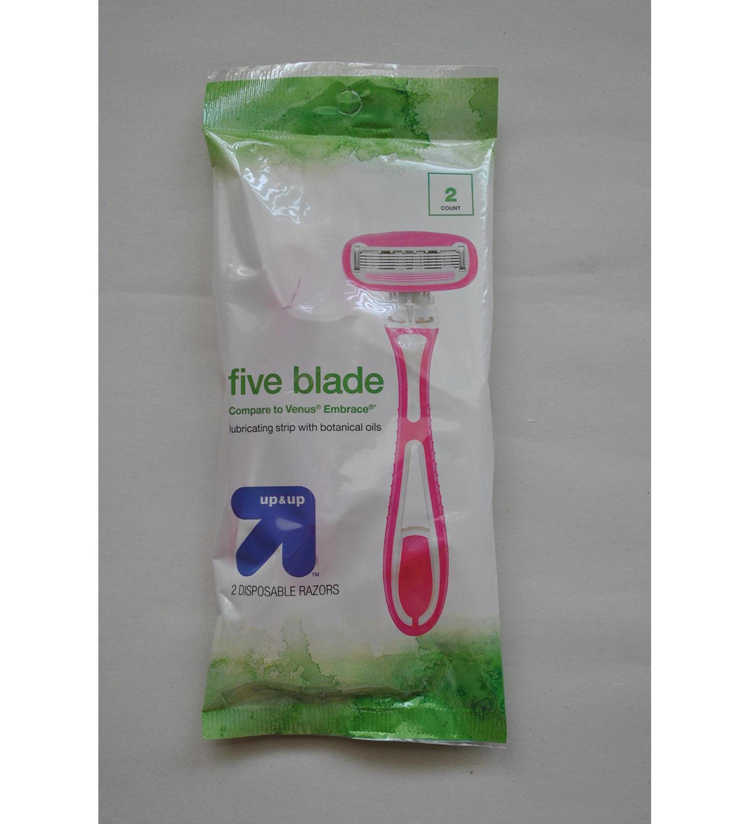 Premium Five Blade Disposable Razors - 2 Count | Best for Smooth Shaving Worldwide - Buy Online on GoSupps.com