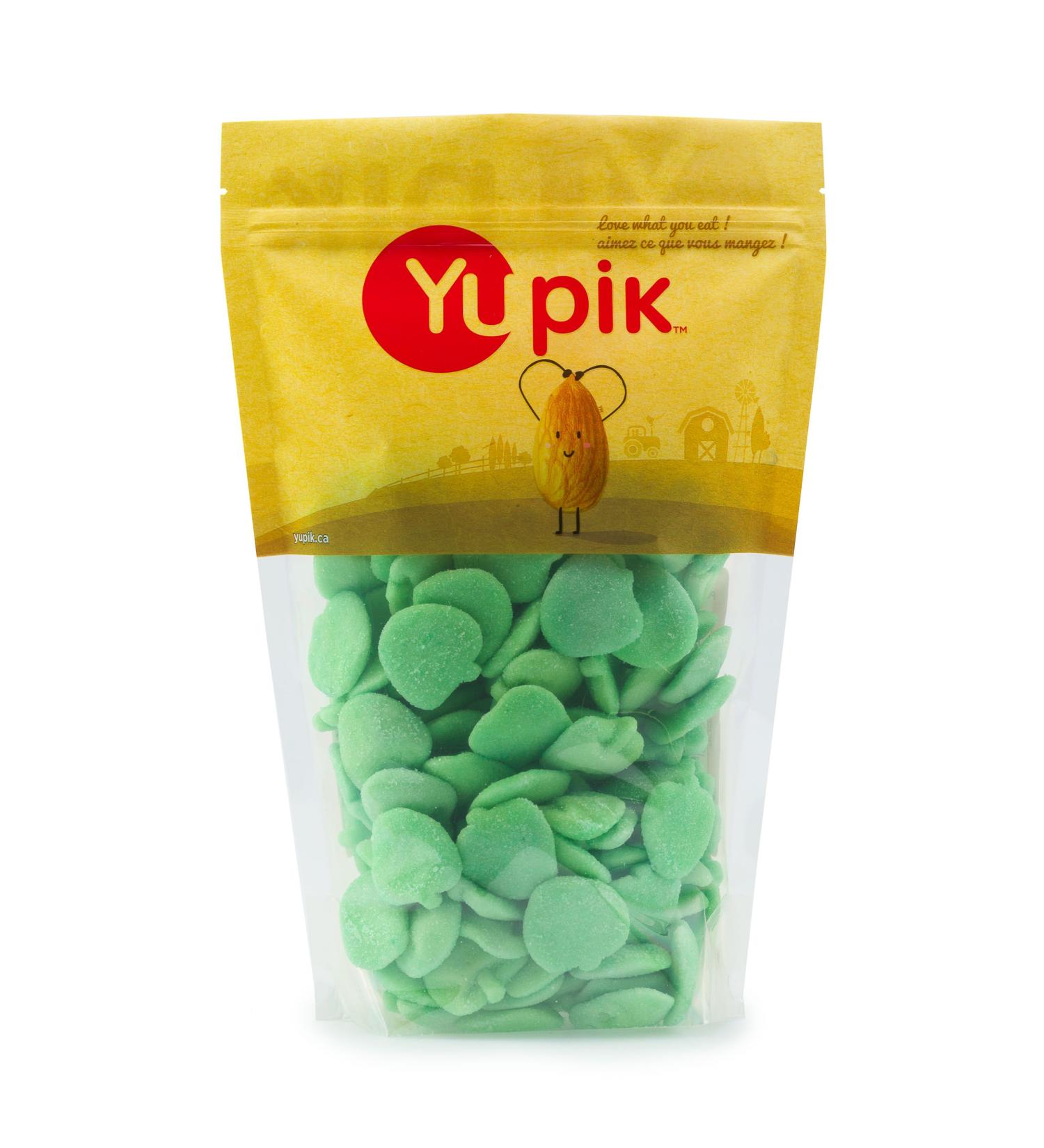 Yupik Gummy Green Apples 1 kg Gluten-Free Sugary Coating Fruity Flavor Chewy Gummies Fun Treat Sweet Candy Delicious Snack Ideal for Gifting & Holidays 1 kg (Pack of 1) - Buy Online on GoSupps.com