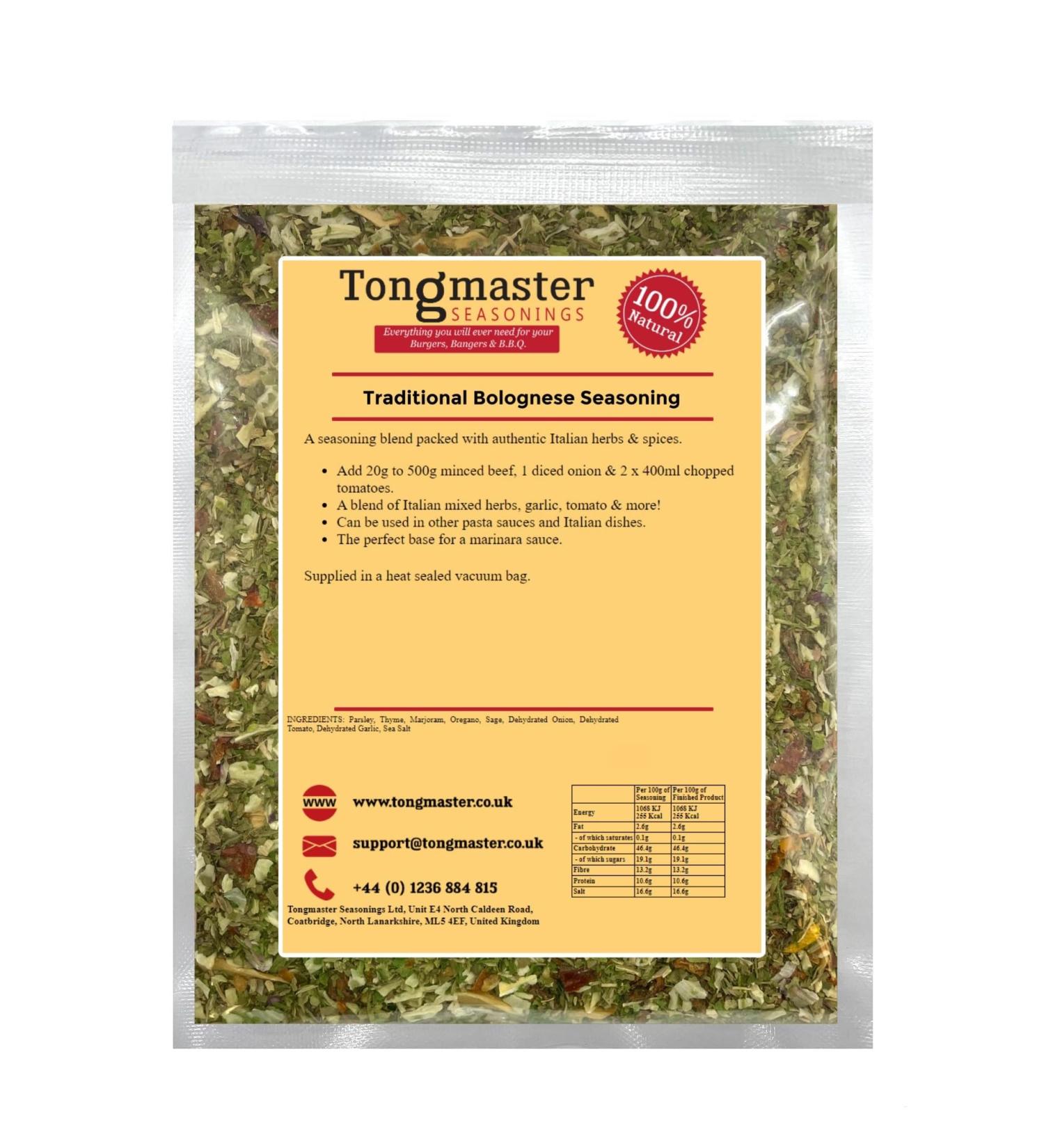 Traditional Bolognese Seasoning - 1kg - Buy Online on GoSupps.com