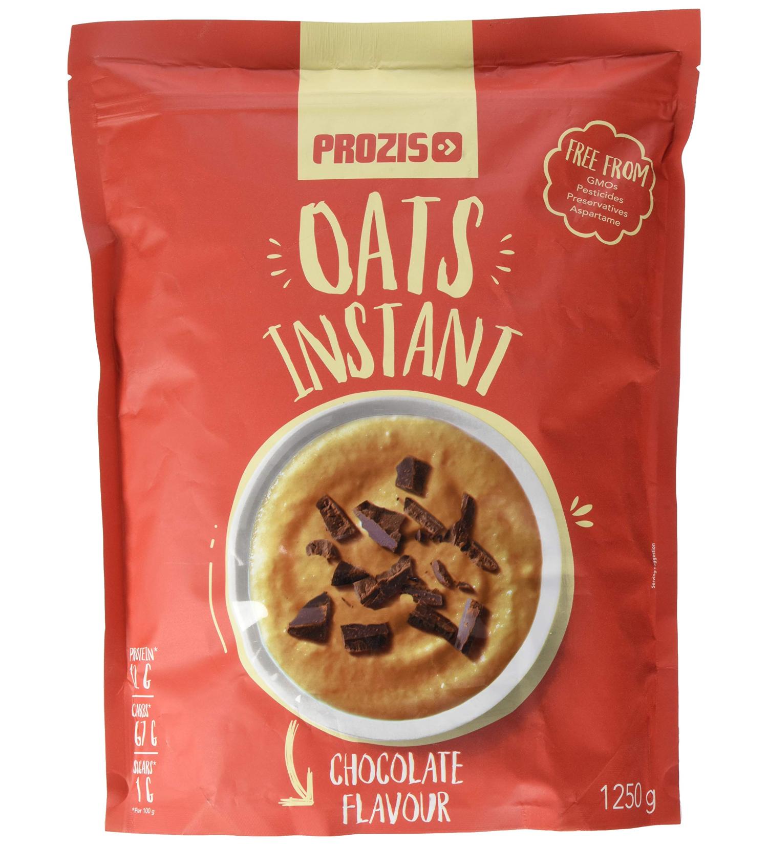 Prozis Instant Oats Powder 1250 g Chocolate - Buy Online on GoSupps.com