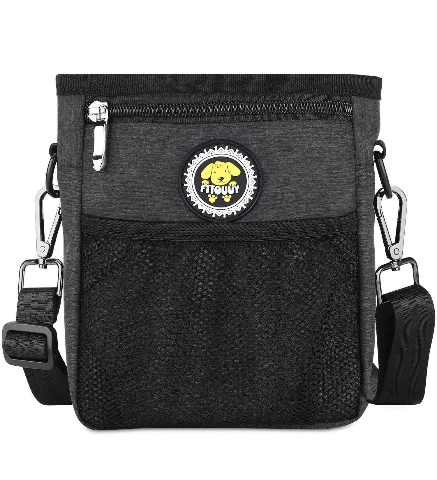 Fttouuy Waterproof Dog Feed Bag for Training - Perfect for Treats | Black L - Buy Online on GoSupps.com