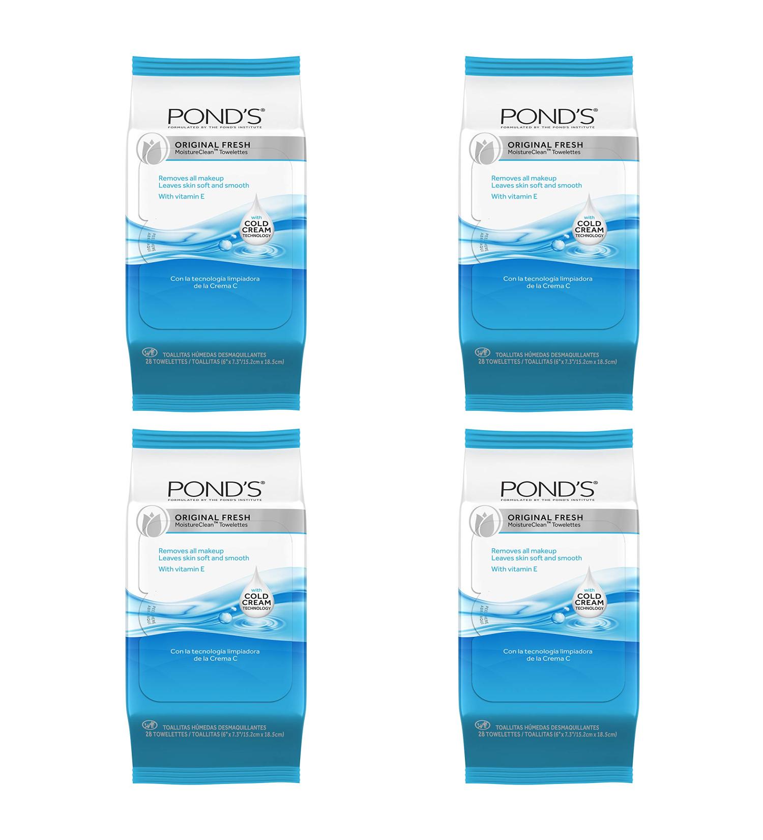 Buy Pond's Makeup Remover Wipes - Original Fresh 28 ct | International Shipping Available - Buy Online on GoSupps.com