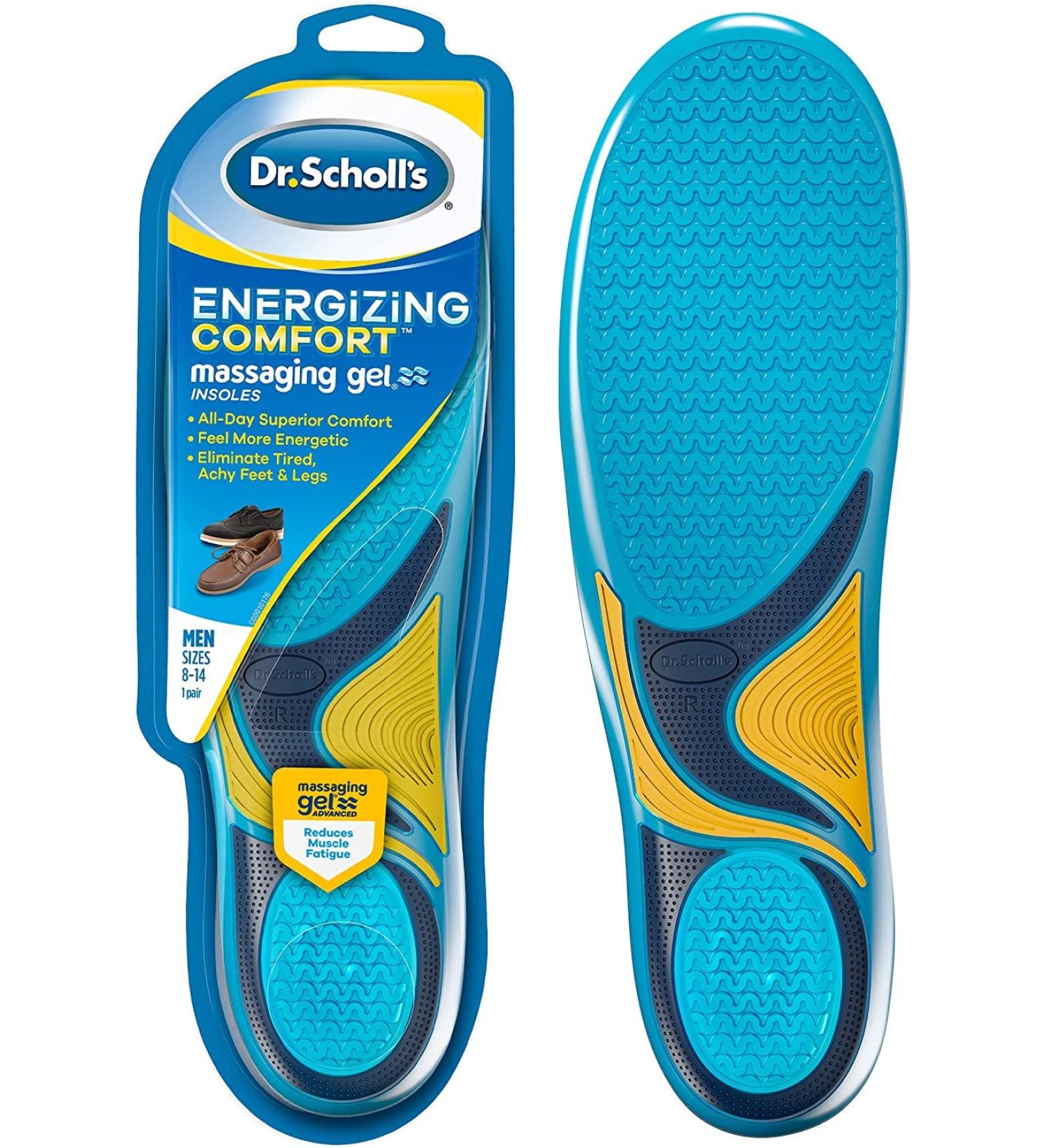 Dr. Scholls Massaging Gel Mens (Size 8-14) (2 Pack)