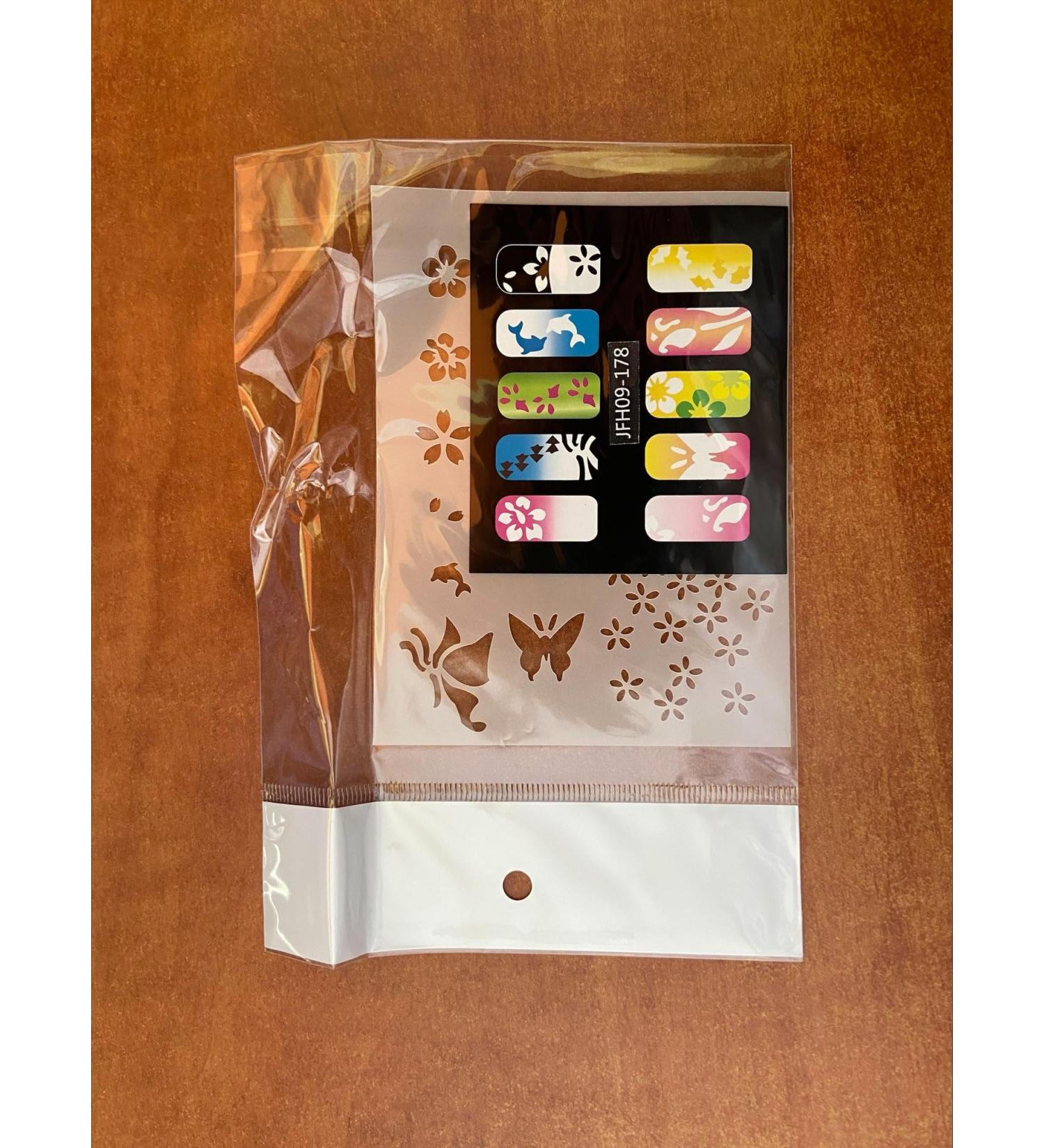 Fingernail stencil (airbrush nail art) Fengda JFH09-178