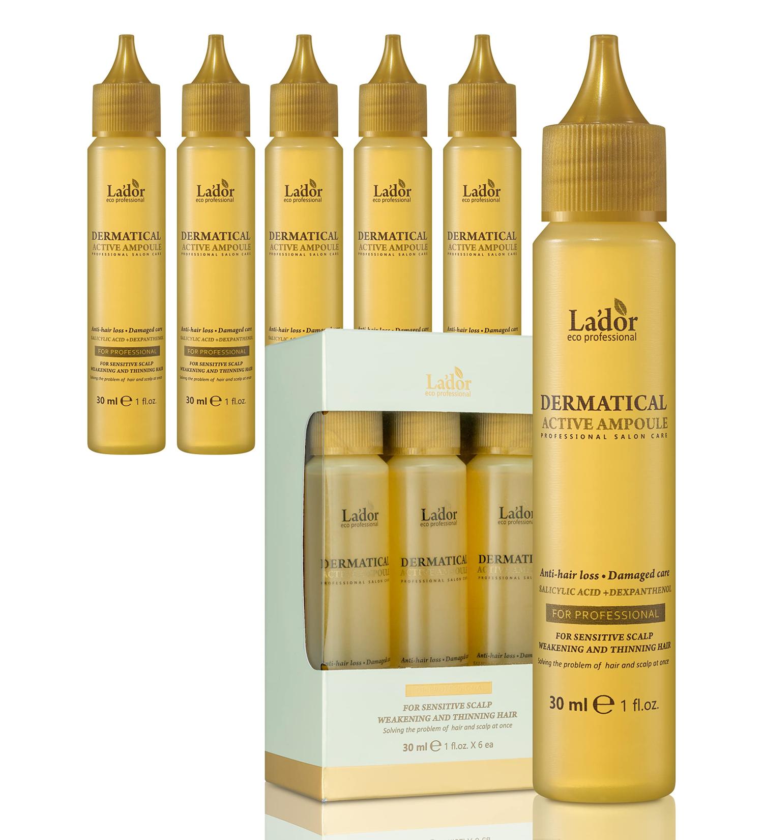 LADOR Hair Loss Thickening Regrowth Serum - 1Oz x6ea Korean Scalp Treatment with Peptides Protein - Buy Online on GoSupps.com