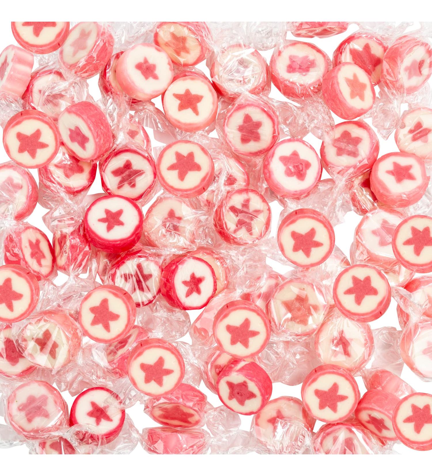 WeddingTree Rocks sweets pink in a Star shape - flavoured rock 500 g - sweets for a wedding favours or as table decoration at baptism holy communion or Birthdays - sweet rock - Buy Online on GoSupps.com