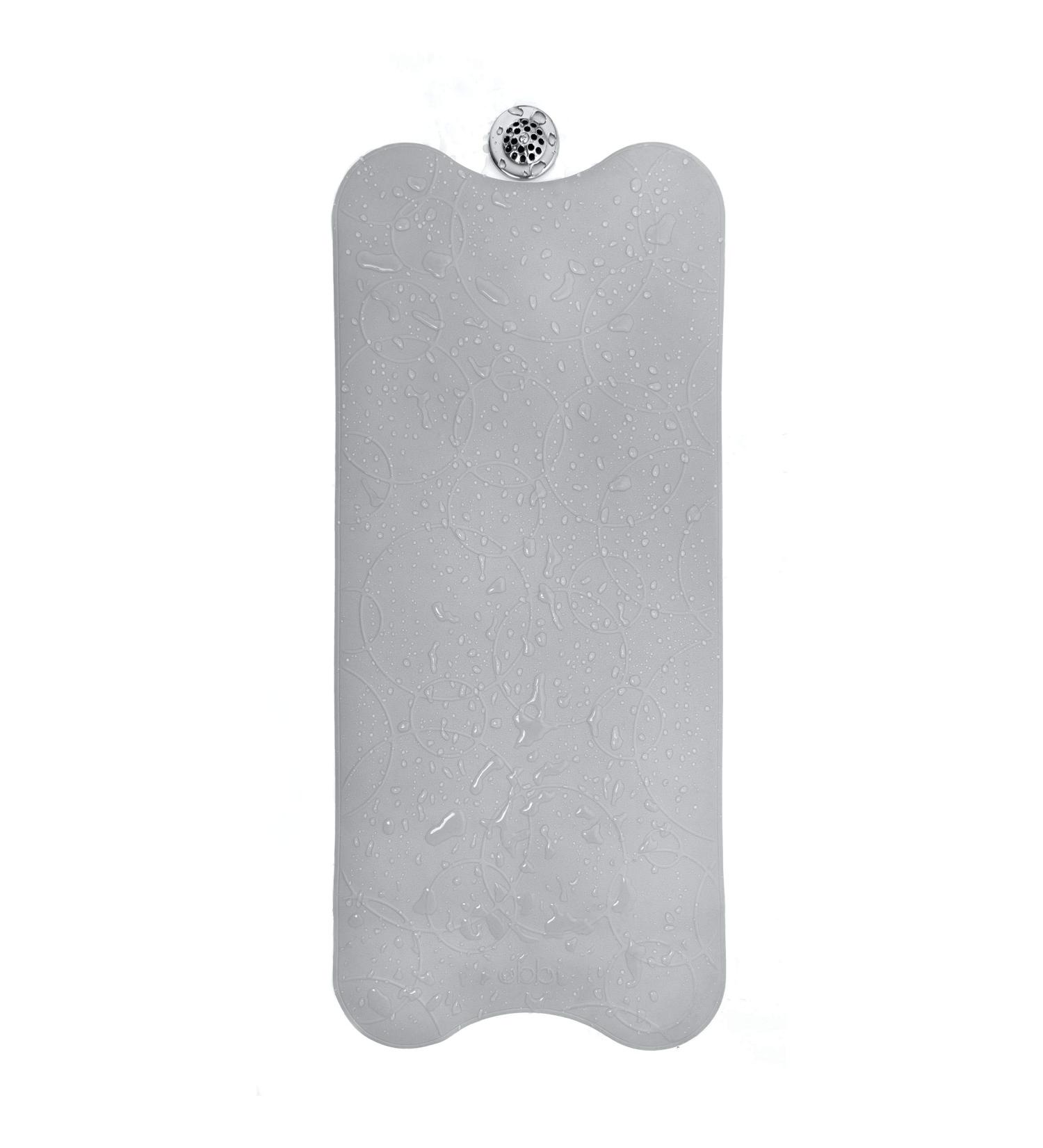 Ubbi Non-Slip Baby Bath Mat with Powerful Suction Cups - Gray | Bath Tub Time Essentials - Buy Online on GoSupps.com