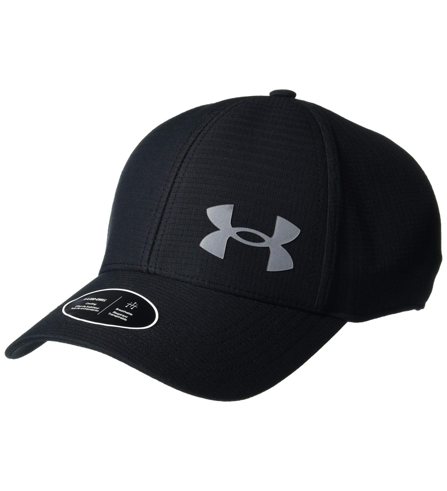 Under Armour Men's Iso-chill ArmourVent Fitted Baseball Cap - Black/Pitch Gray XL-XXL - Buy Online on GoSupps.com