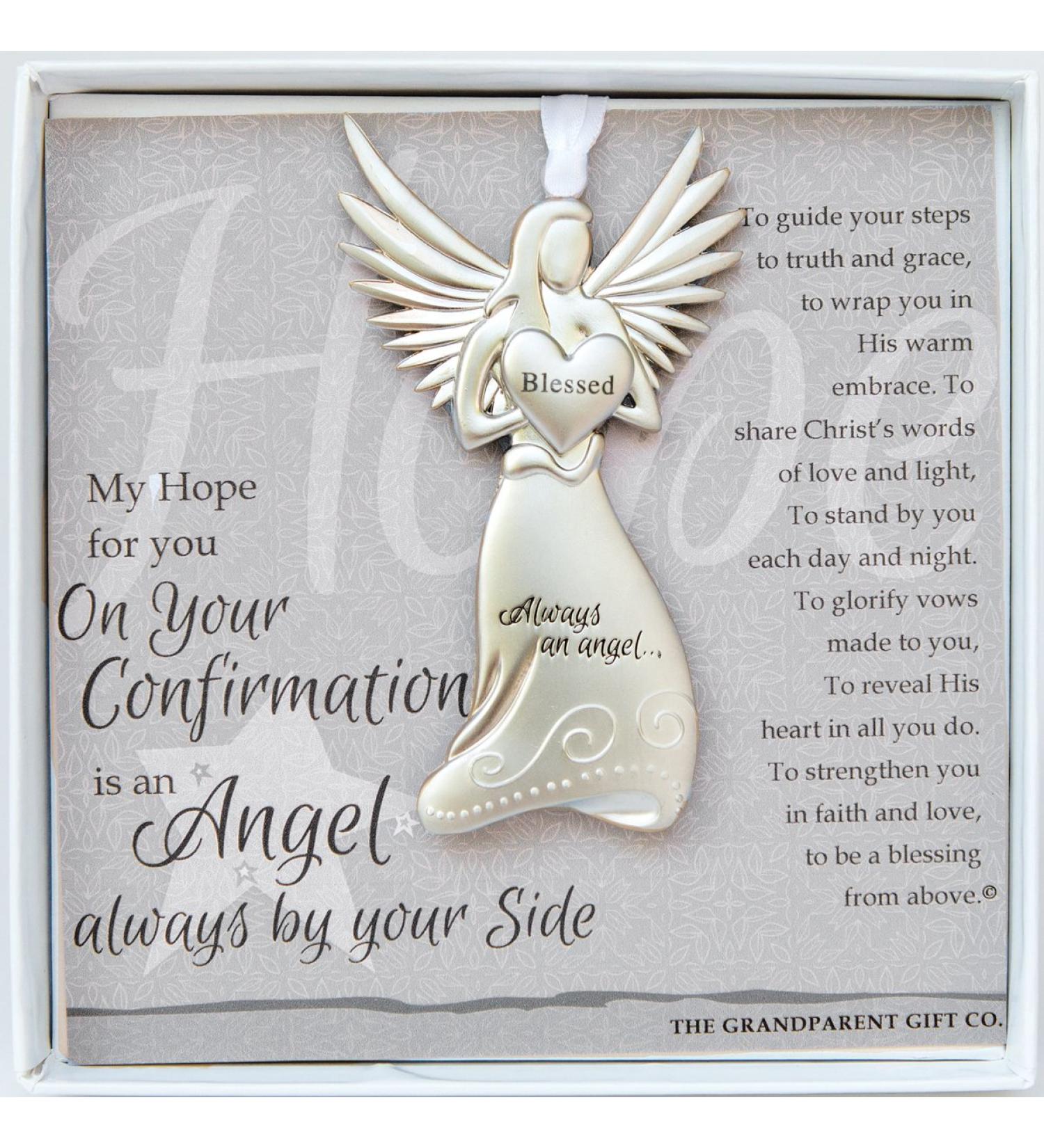 Grandparent Gift Co. Boxed Angel Confirmation Sentiment - Thoughtful Keepsake - Buy Online on GoSupps.com