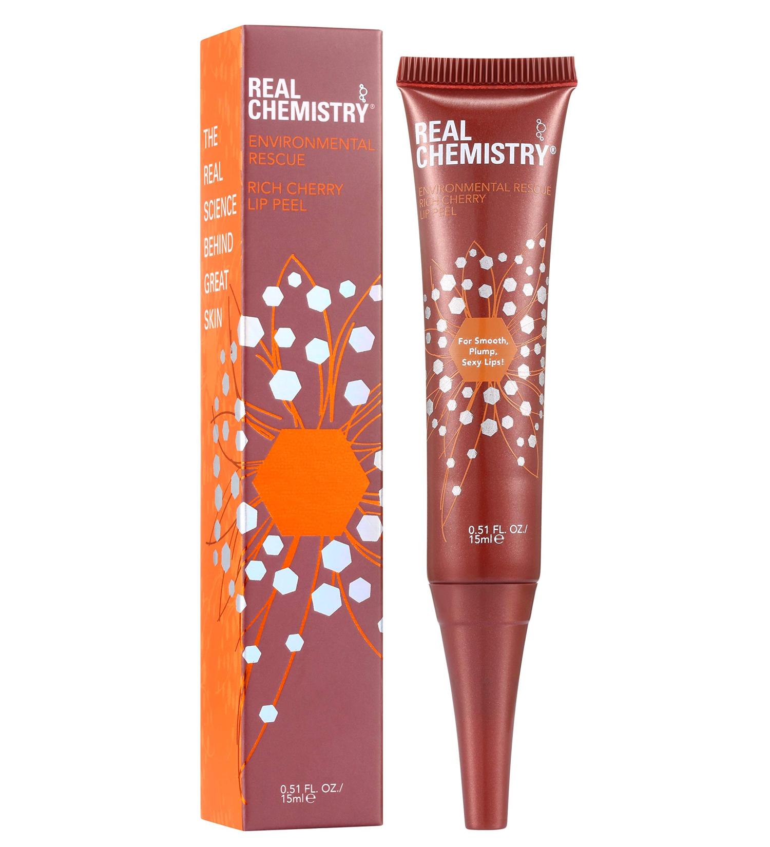 Real Chemistry Environmental Rescue Rich Cherry Lip Peel 0.5 oz - Exfoliating Lip Treatment - Buy Online on GoSupps.com
