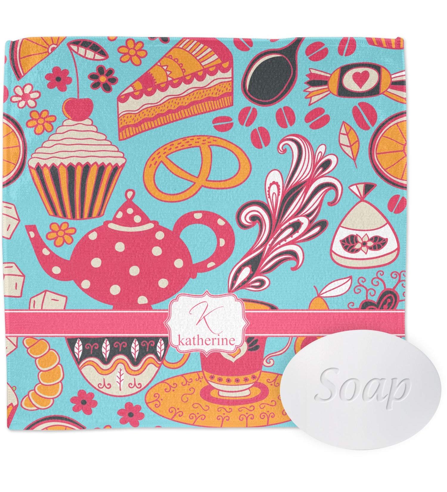 YouCustomizeIt Personalized Dessert & Coffee Washcloth
