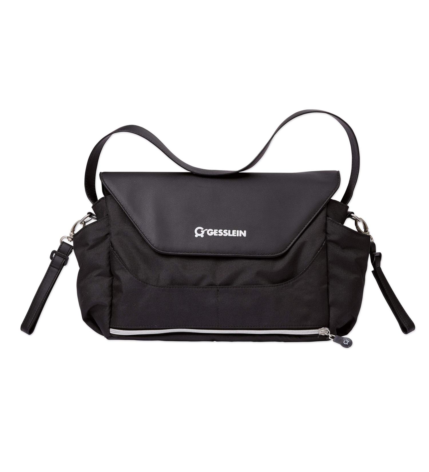 Buy Gesslein Leather Look Stroller Organizer - Practical Black Baby Accessories for International Shipping - Buy Online on GoSupps.com