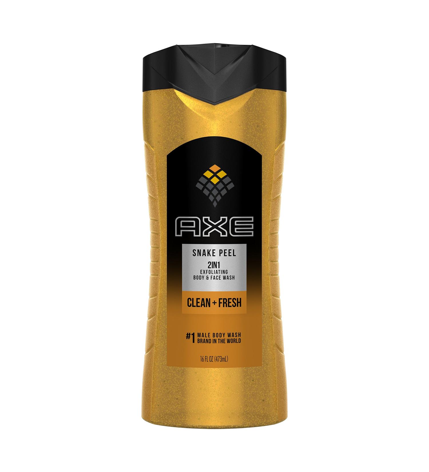 AXE Snake Peel Exfoliating Body Wash for Men - 16 Fl Oz (Pack of 1) - Buy Online on GoSupps.com
