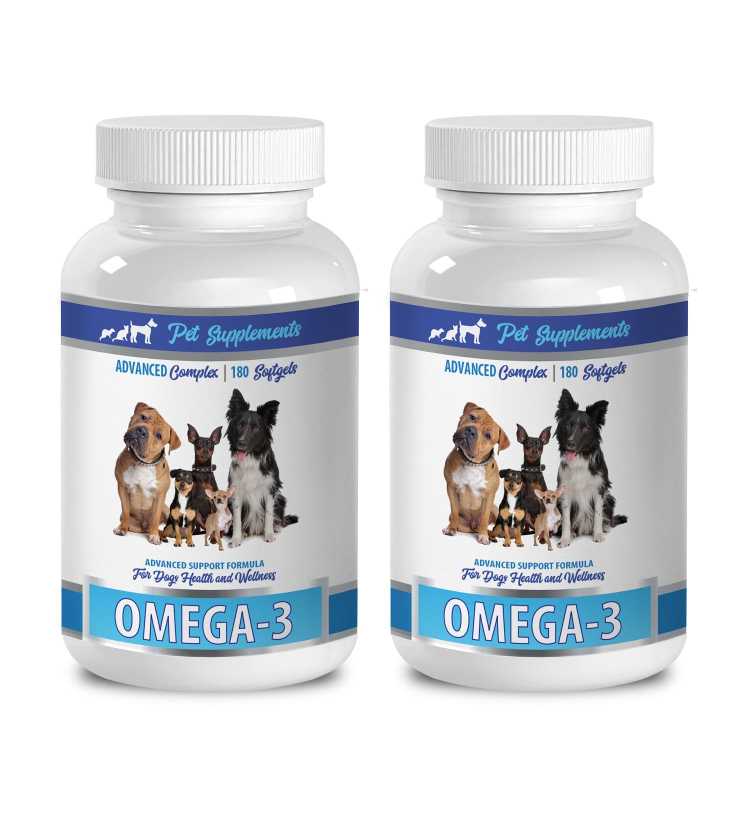 Dog Heart Health - Omega 3 - Advanced Complex - Health & Wellness - for Dogs - dha for Dogs - 2 Bottle (360 Softgels) - Buy Online on GoSupps.com
