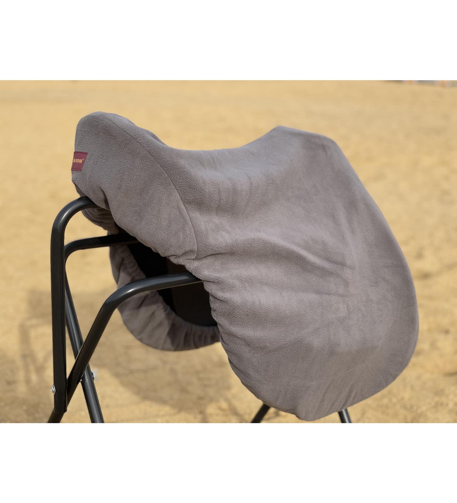 TGW RIDING All Purpose Saddle Cover Horse Fleece Saddle Cover & Multiple Colors Available Gray - Buy Online on GoSupps.com