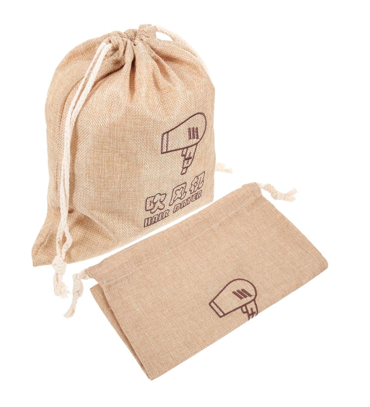 Ipetboom 2pcs for Air Home Draw Stuff Tool Fabric Bathroom Pouch Hairdryer Hair Hotel Soft Organizer - Buy Online on GoSupps.com