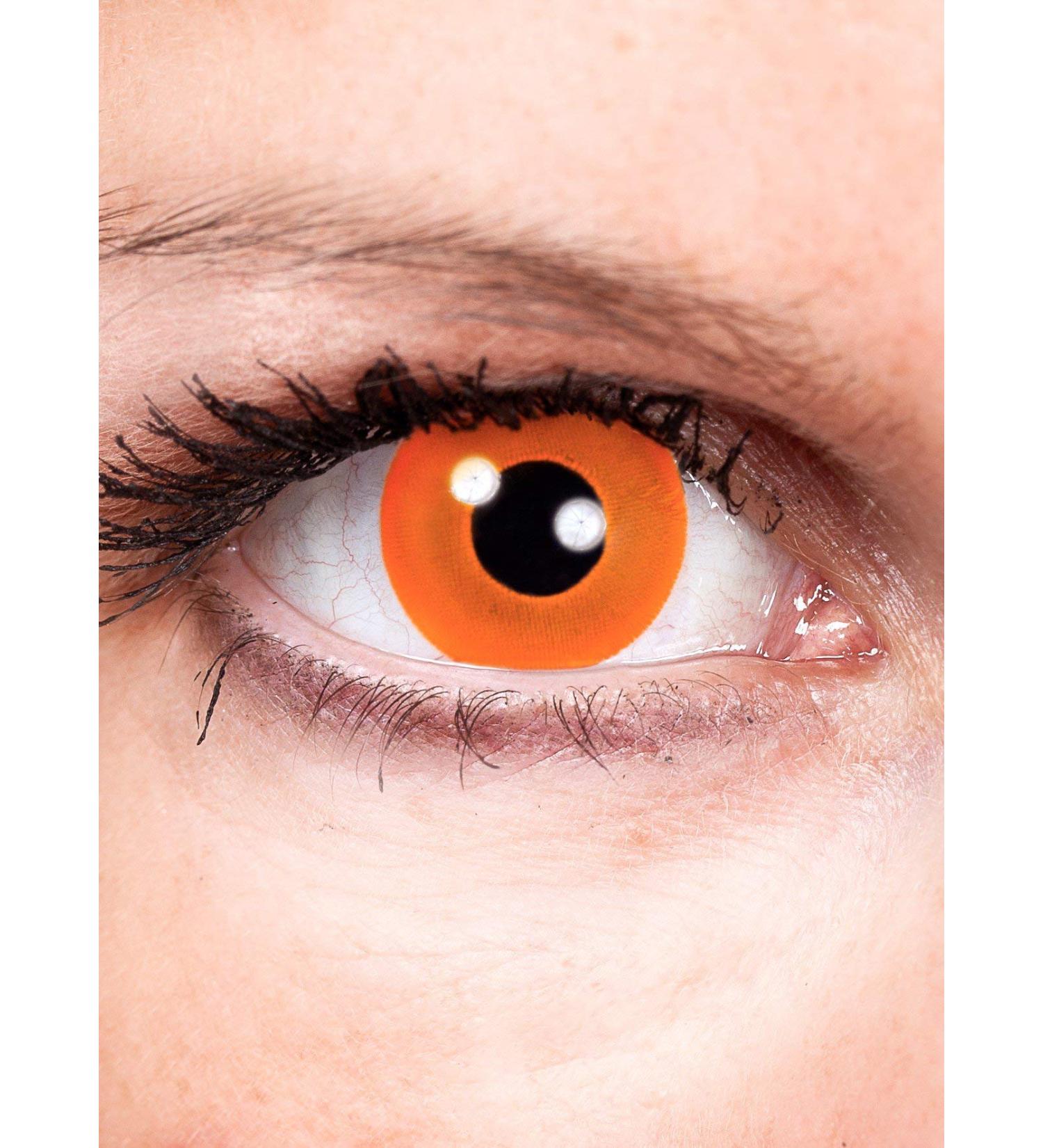 Buy Maskworld Halloween Orange Contact Lenses Motif Lenses for Theme Parties & Carnivals | Prescription-Free International Shipping - Buy Online on GoSupps.com