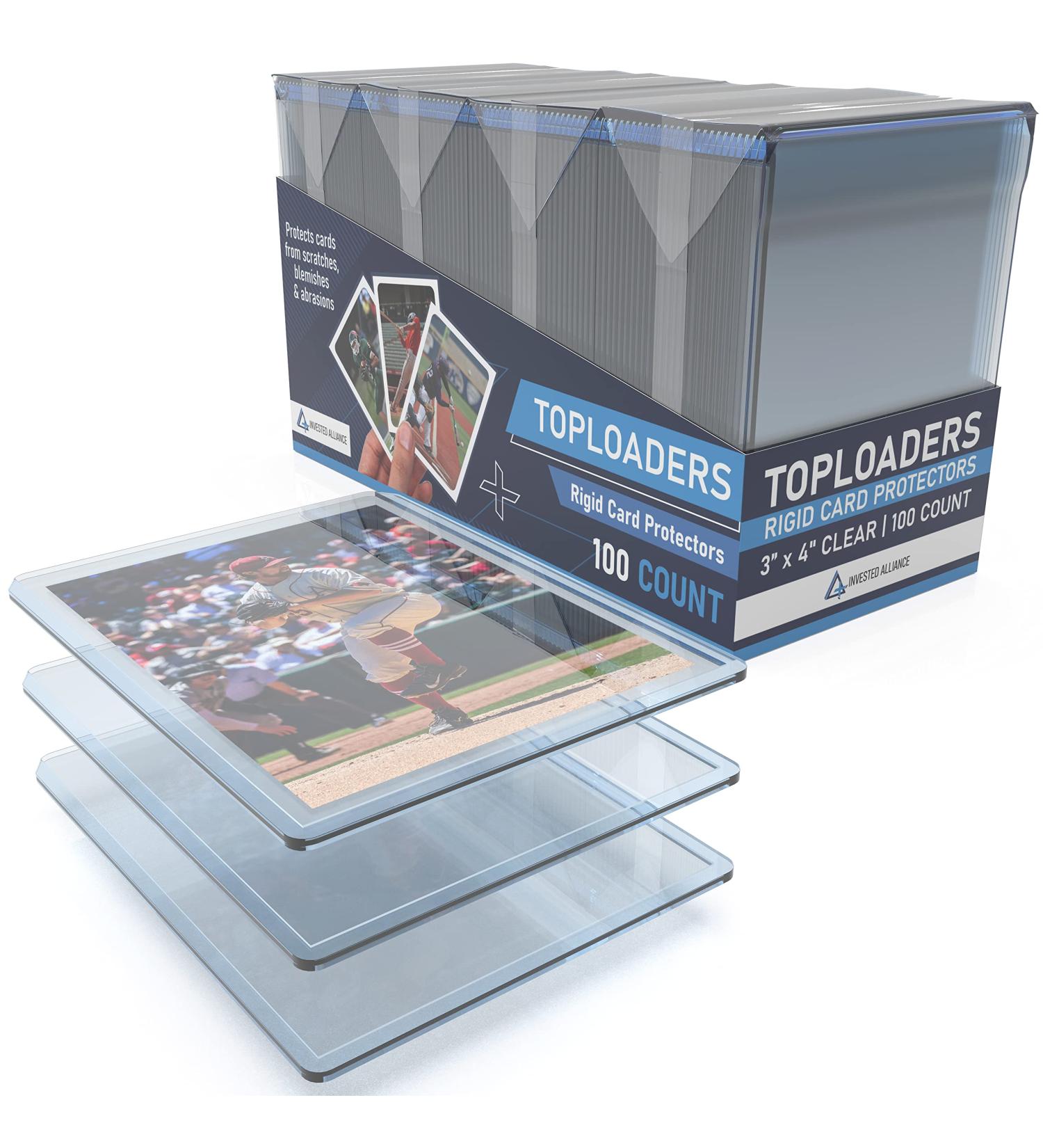 Premium Top Loaders for Cards | Hard Card Sleeves | Trading Card Protectors - 100 Count - Buy Online on GoSupps.com