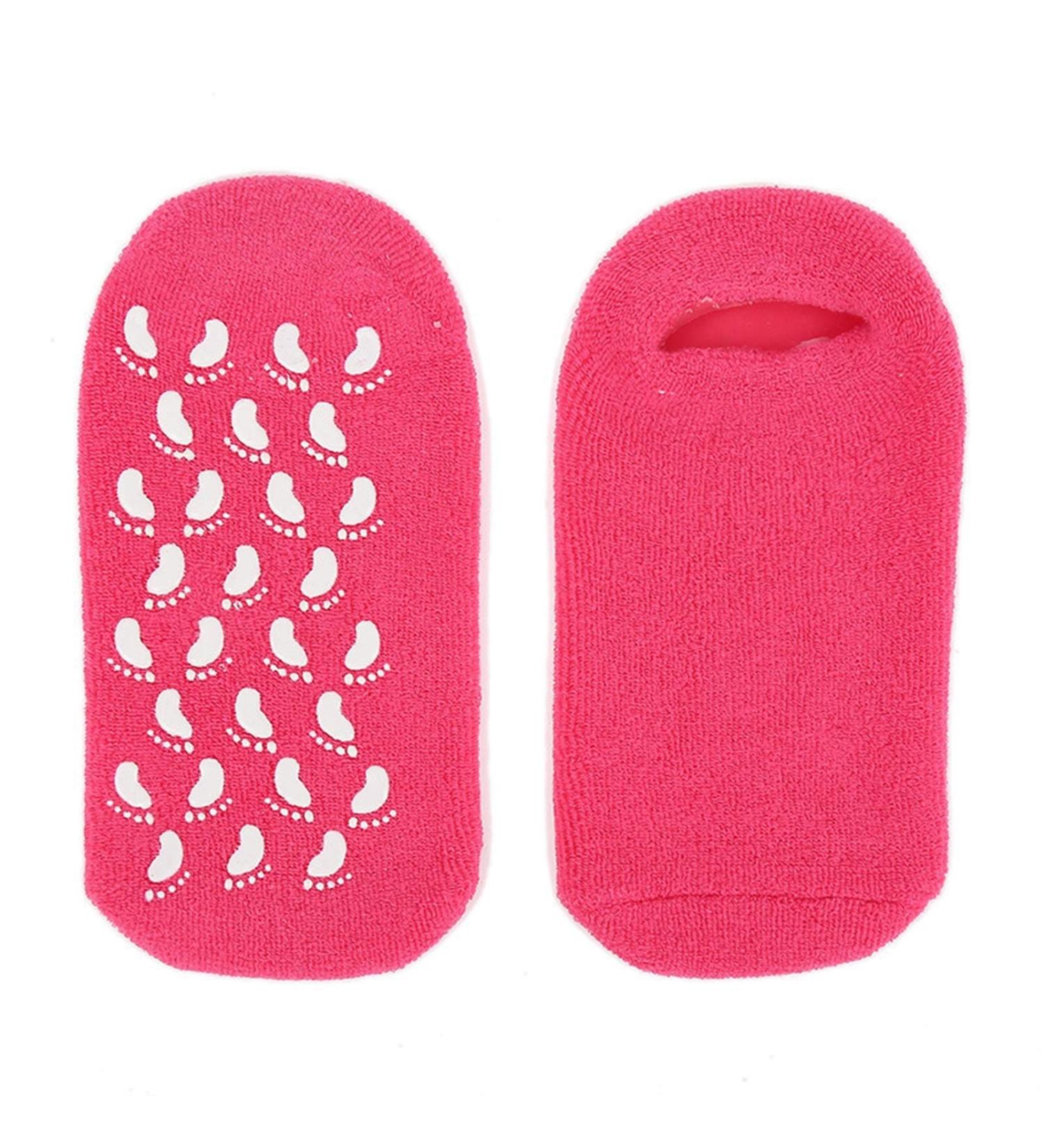 Moisturizing Gel Spa Socks - 1 Pair for Soft Feet | Foot Care for Dry Cracked Skin | Silicone Pedicure Socks - Buy Online on GoSupps.com