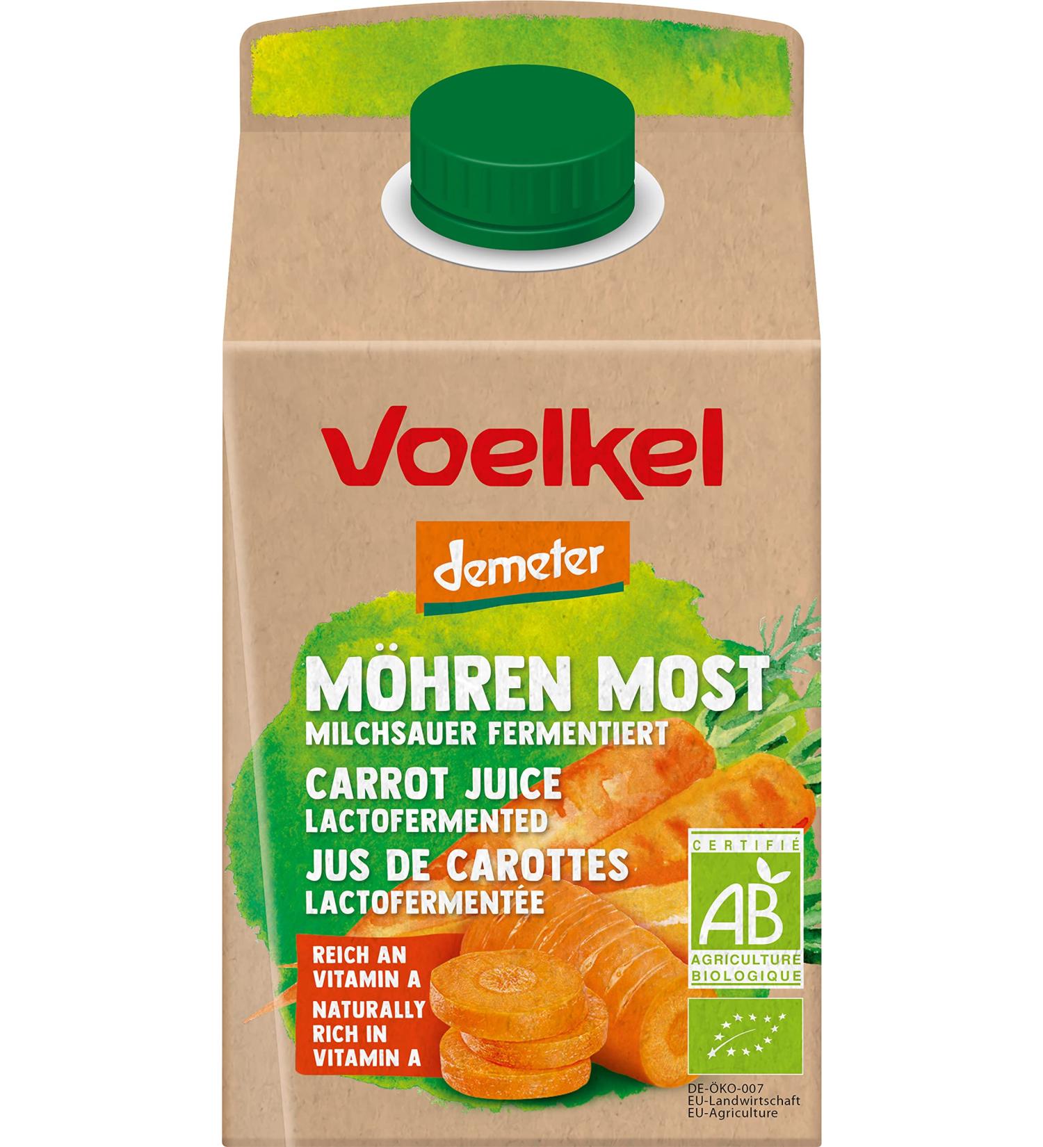 Voelkel carrot juice lactic acid fermented (500 ml) - organic 500 ml (1 pack)