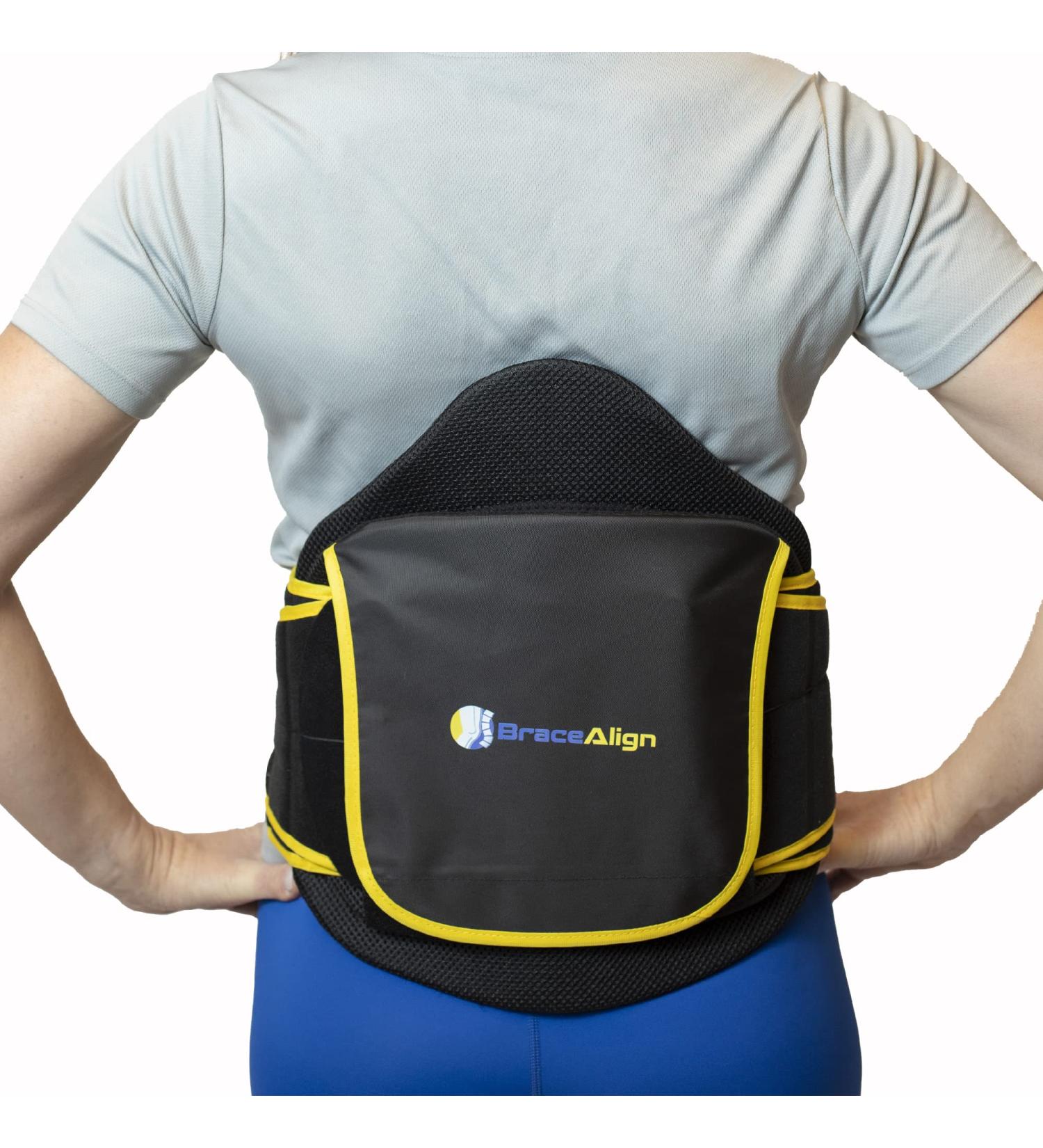 Brace Direct LSO Back Brace for Lower Back Pain Relief | Herniated Bulging Slipped Disc Support Belt for Men & Women - Universal Fit - Buy Online on GoSupps.com