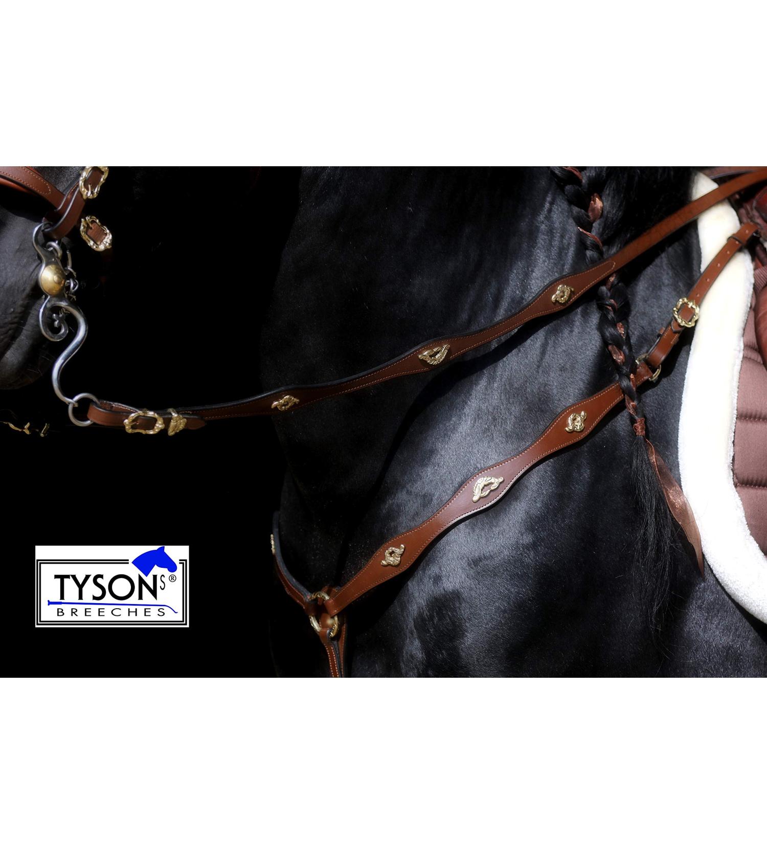 Jose Breastplate Show - Portuguese & Spanish Black/Brown for VB WB XF XXF Calfblood - Buy Online on GoSupps.com