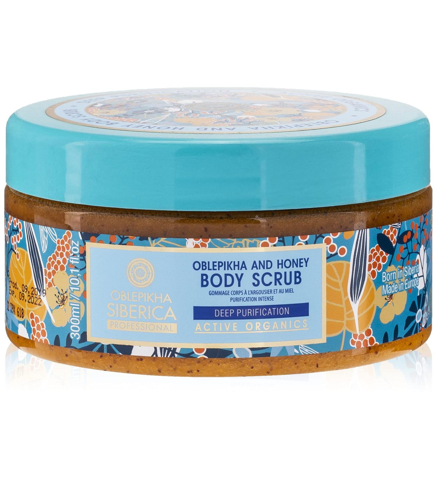 Natura Siberica Oblepikha Honey Body Scrub 300ml - Buy Online on GoSupps.com