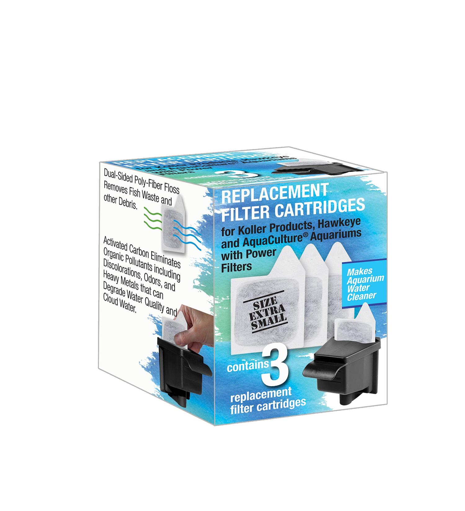 Koller Products Replacement Filter Cartridges XS - 3-Pack White - Buy Online on GoSupps.com