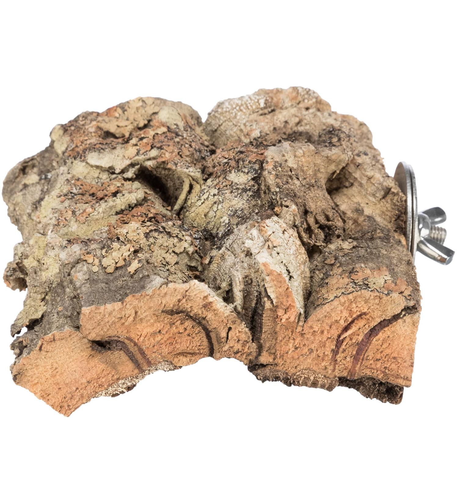 TRIXIE Bird Cage Accessories for Large Parakeets - Cork Landing Place with Screw Fastening (8x12 cm) - Durable & Easy to Install - Buy Online on GoSupps.com