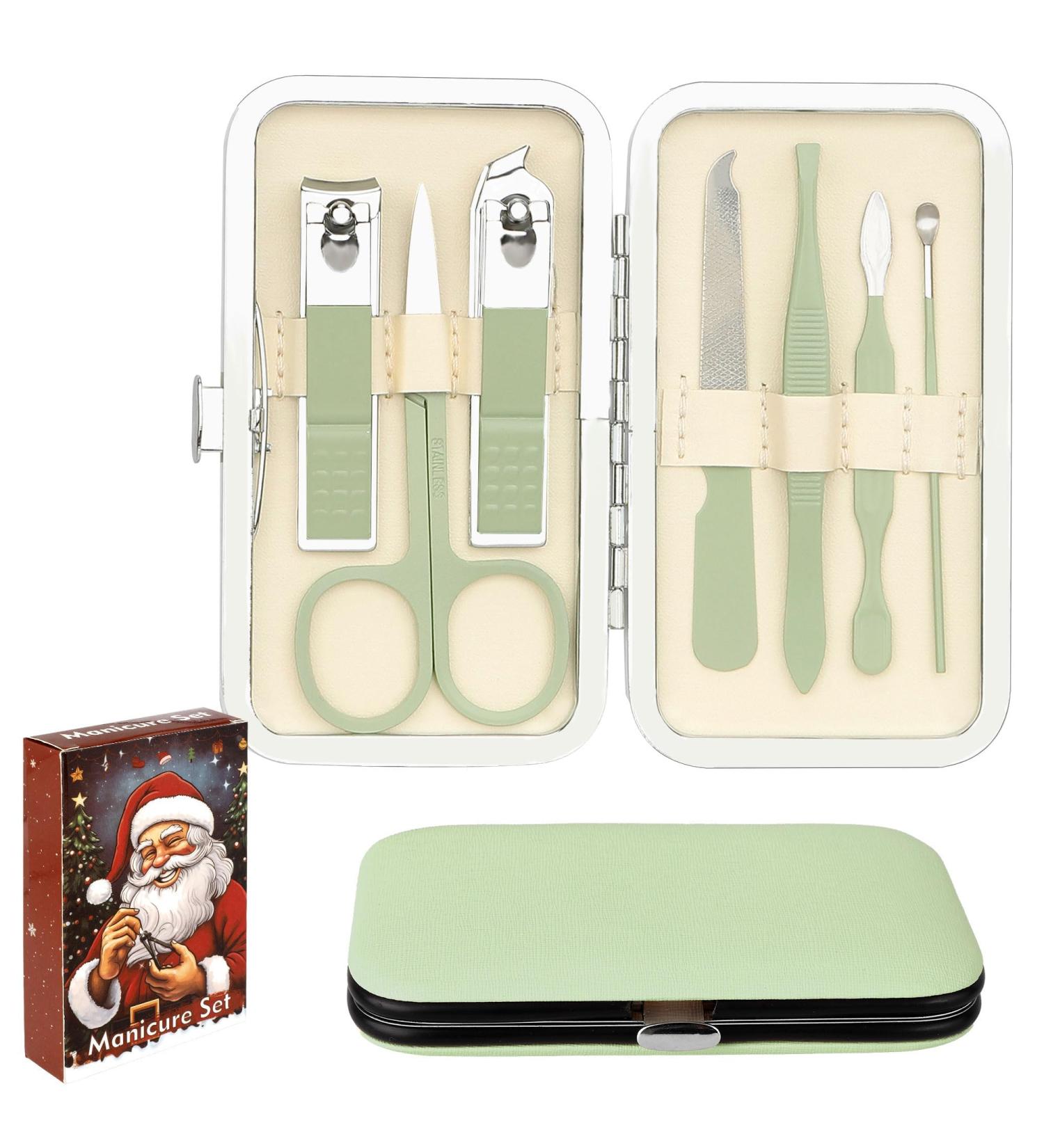 Christmas Nail Clippers Set Manicure Set For Women Manicure Set Men Nail Manicure Set Manicure & Pedicure Sets Nail Care Kit For Women Manicure And Pedicure Set Nail Set Kit(Green) - Buy Online on GoSupps.com