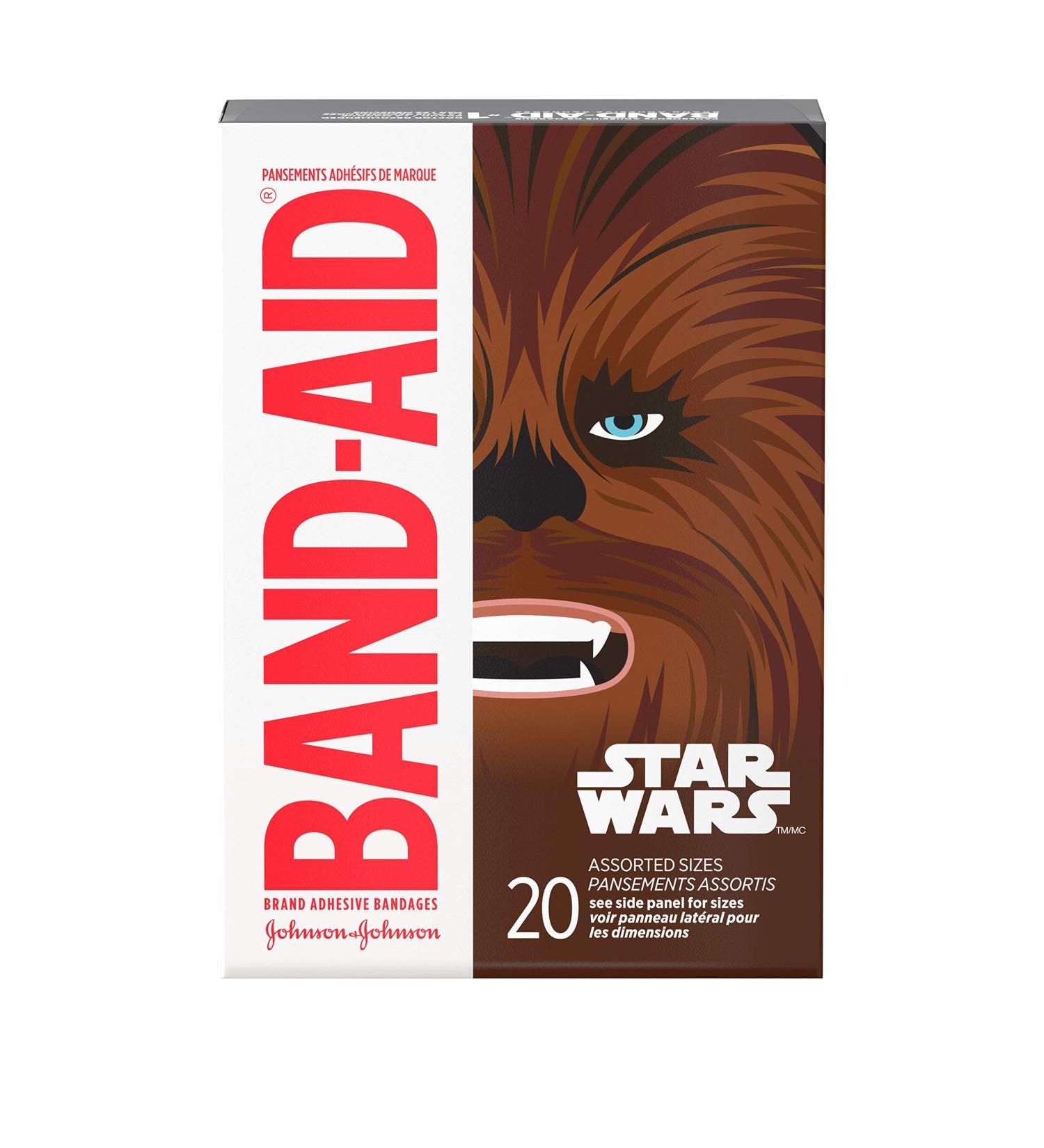 Band-Aid Star Wars Assorted Adhesive Bandages - 20 Count - Buy Online on GoSupps.com