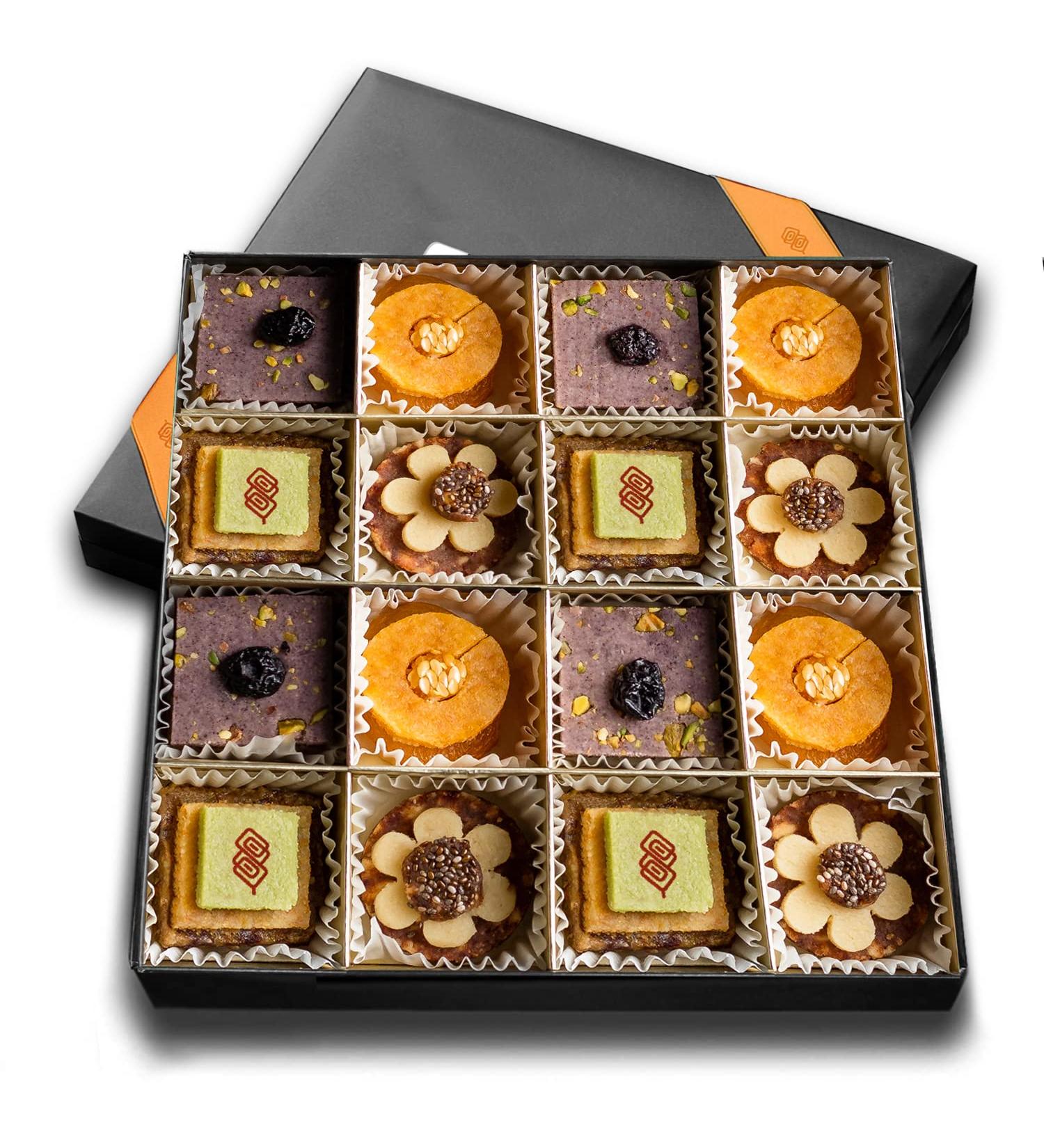 Laumire Gourmet Fruits Superfood Parfait Collection Gift Basket - No Added Sugar, Gluten Free Dried Fruit Mix - Rectangle & Square (Square) - Buy Online on GoSupps.com