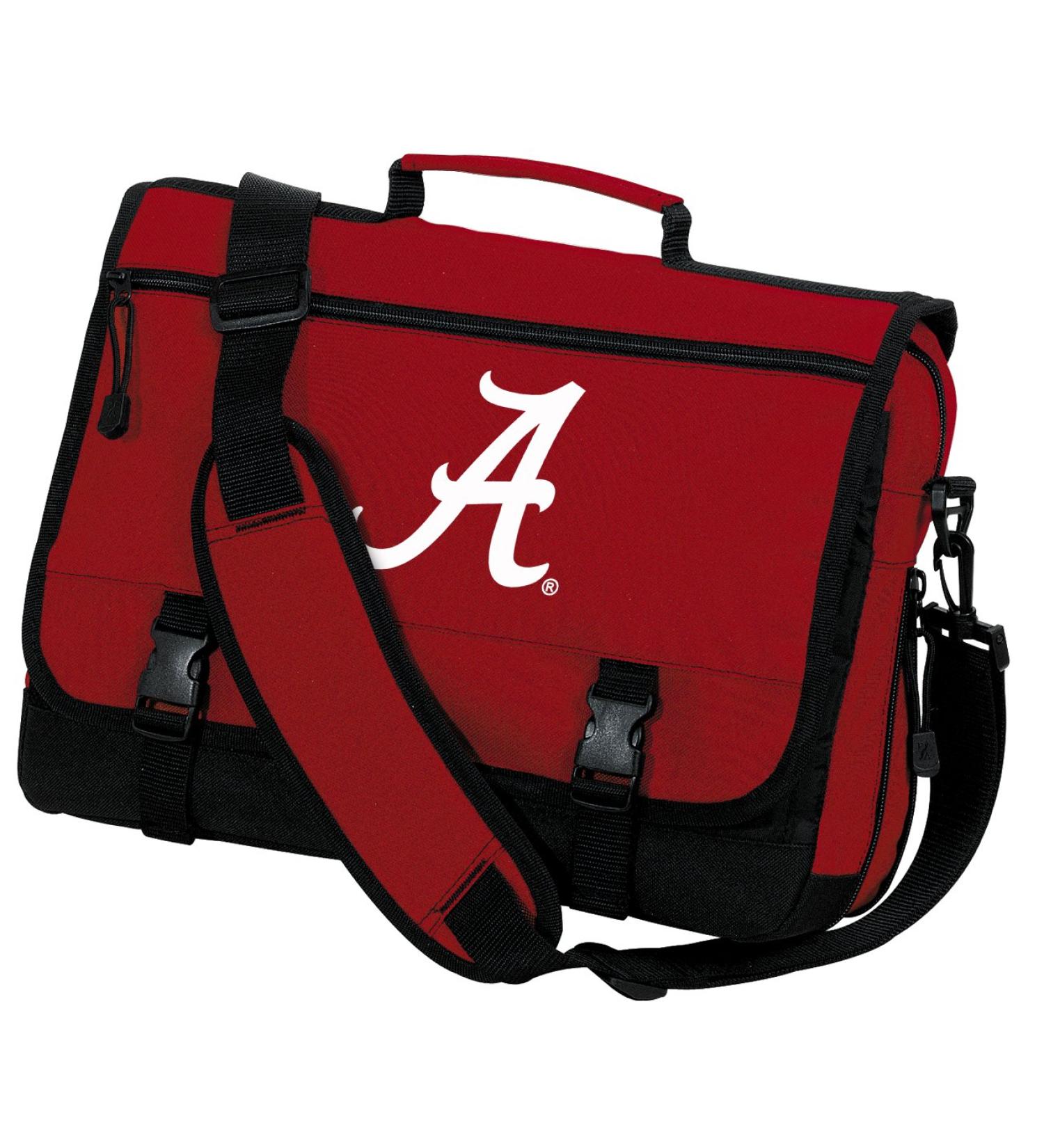 Broad Bay Alabama Laptop Bag University of Alabama Messenger Bag or Computer Bag