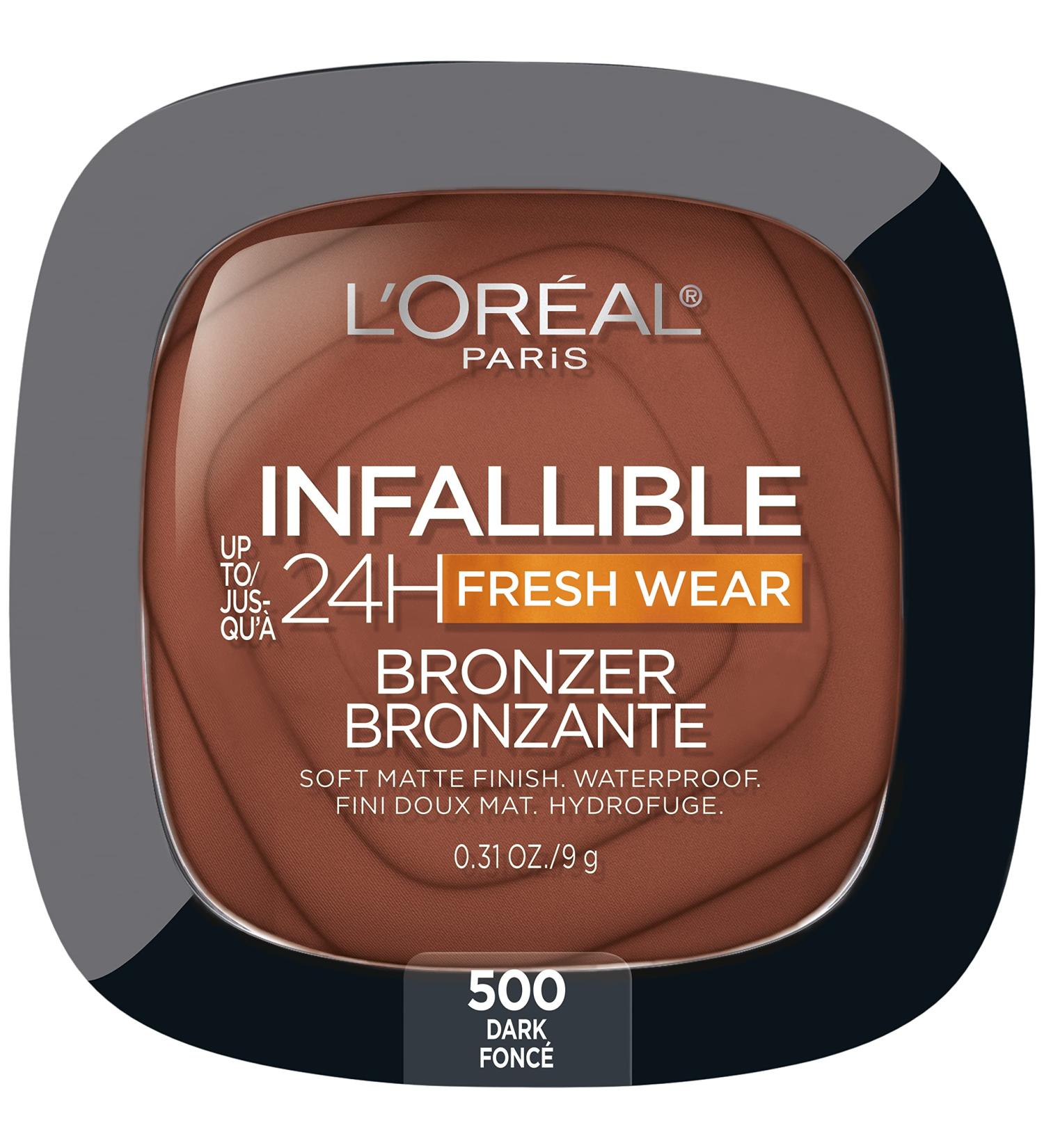 L'Oreal Paris Infallible 24H Fresh Wear Bronzer - Waterproof Soft Matte Longwear - Dark 0.31 oz - International Shipping Available - Buy Online on GoSupps.com