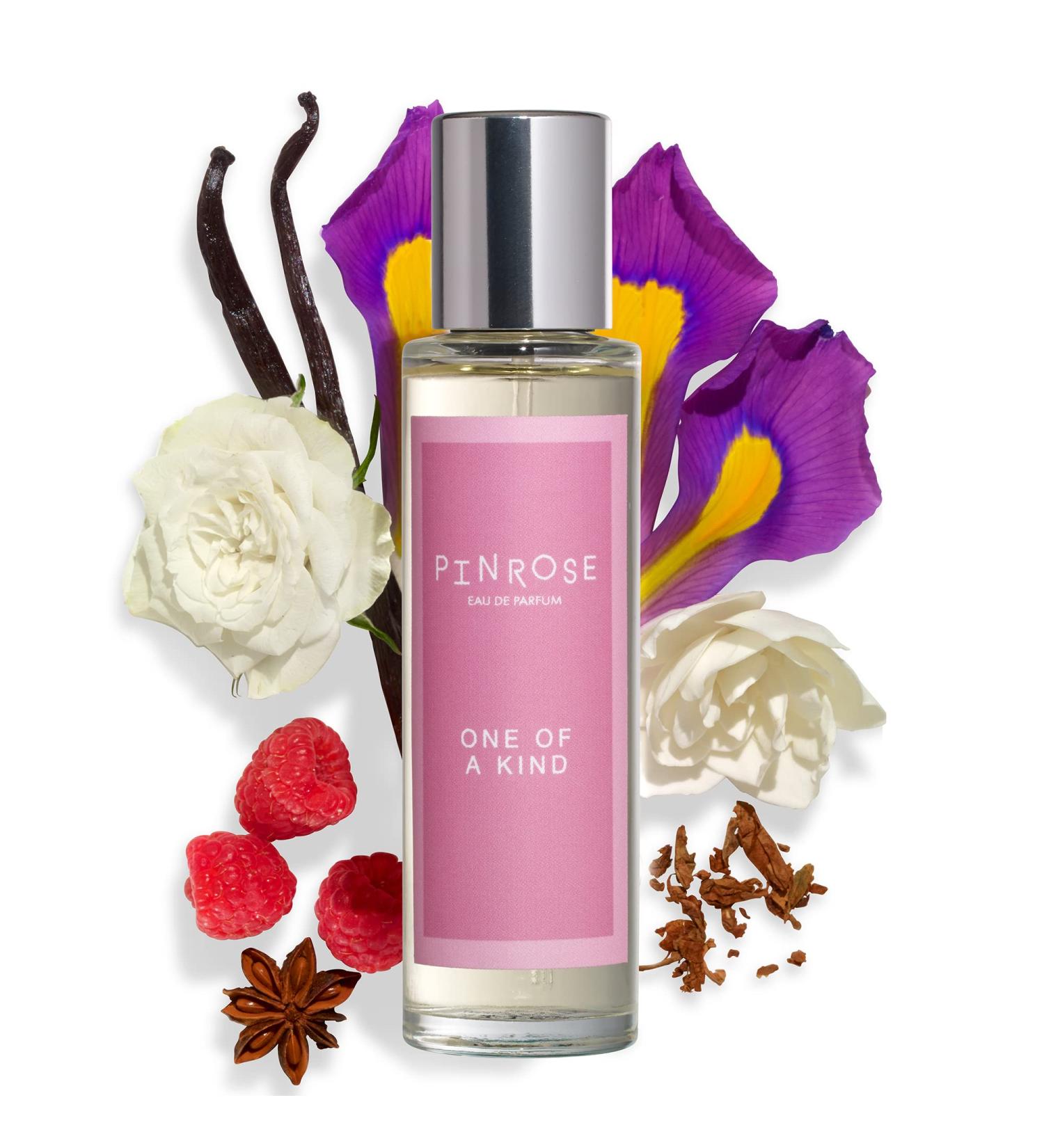 PINROSE Perfumes One of a Kind (formerly Pinrose the scent) - Eau de Parfum Fragrance Spray for Women - Clean Vegan Cruelty-free and Hypoallergenic Scent with Essential Oils - Notes of Bulgarian Rose Turkish Clove Patchouli Vanilla Musk and Ambergris - 1  - Buy Online on GoSupps.com