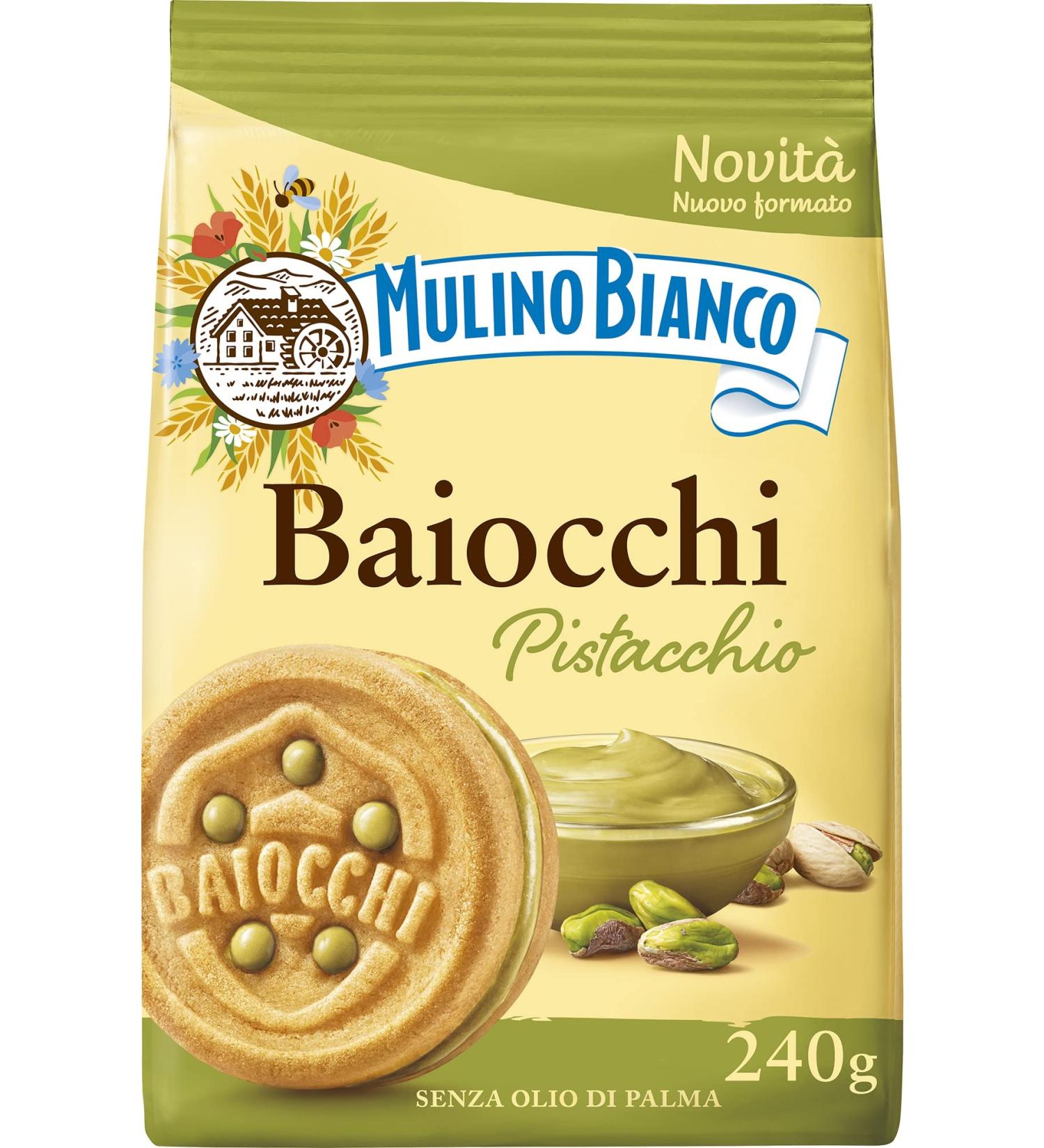 MULINO BIANCO BAIOCCHI PISTACCHIO 240g - Buy Online on GoSupps.com