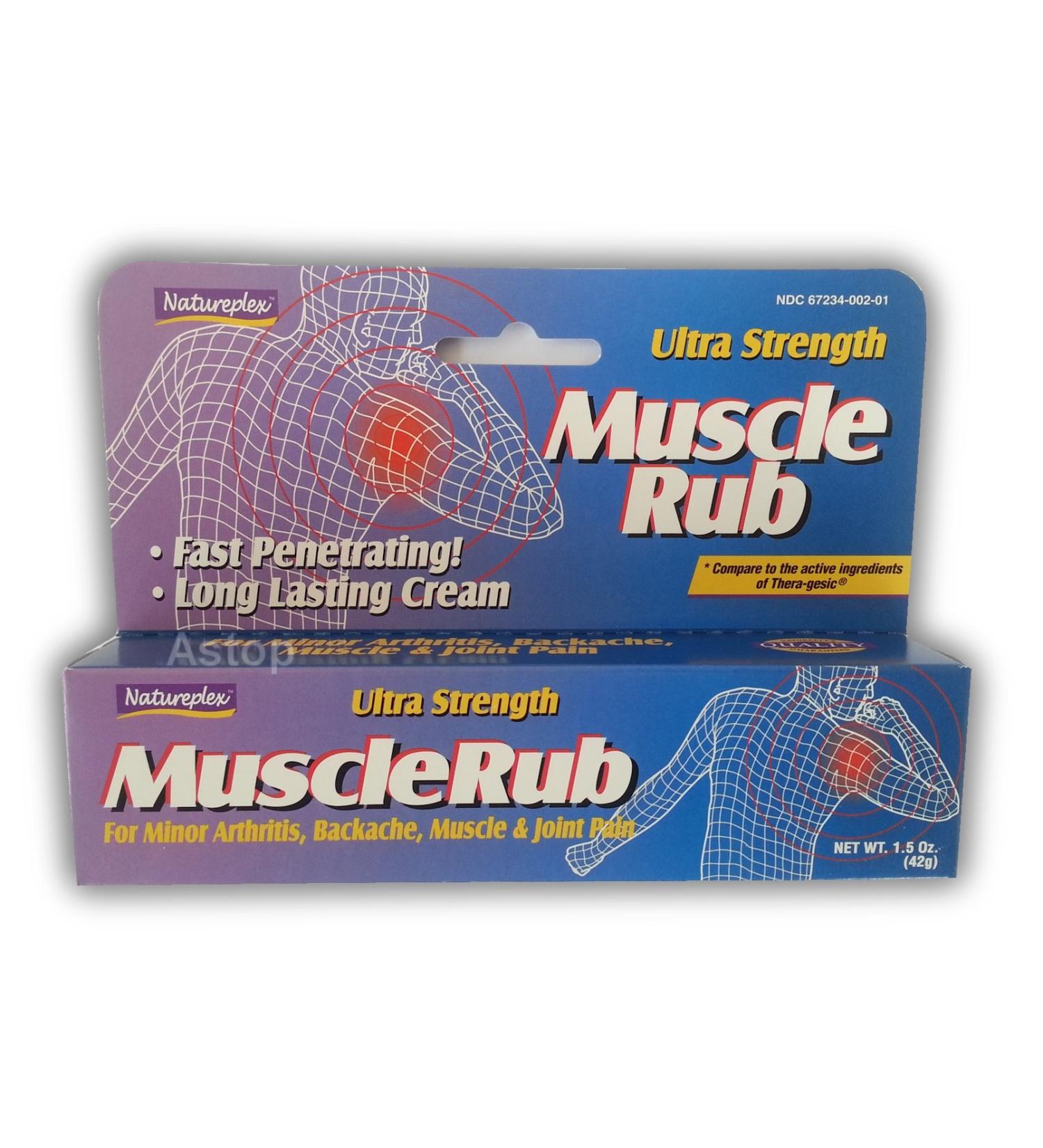 Natureplex Ultra Strength Muscle Rub 1.5 Oz (Pack of 5)