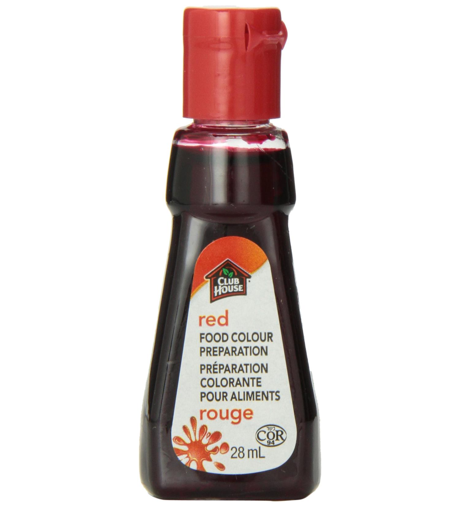 Club House Food Colour Preparation Red 28ml - Buy Online on GoSupps.com