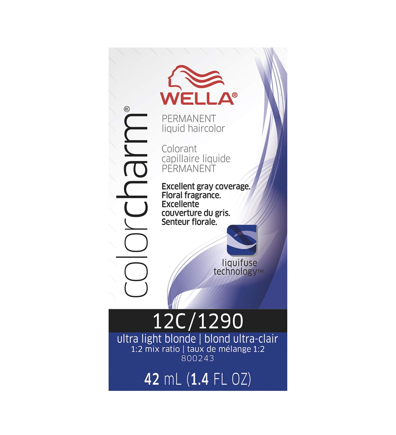 Wella Color Charm 12C Ultra Light Blonde Liquid Hair Color for Gray Coverage - Buy Online on GoSupps.com