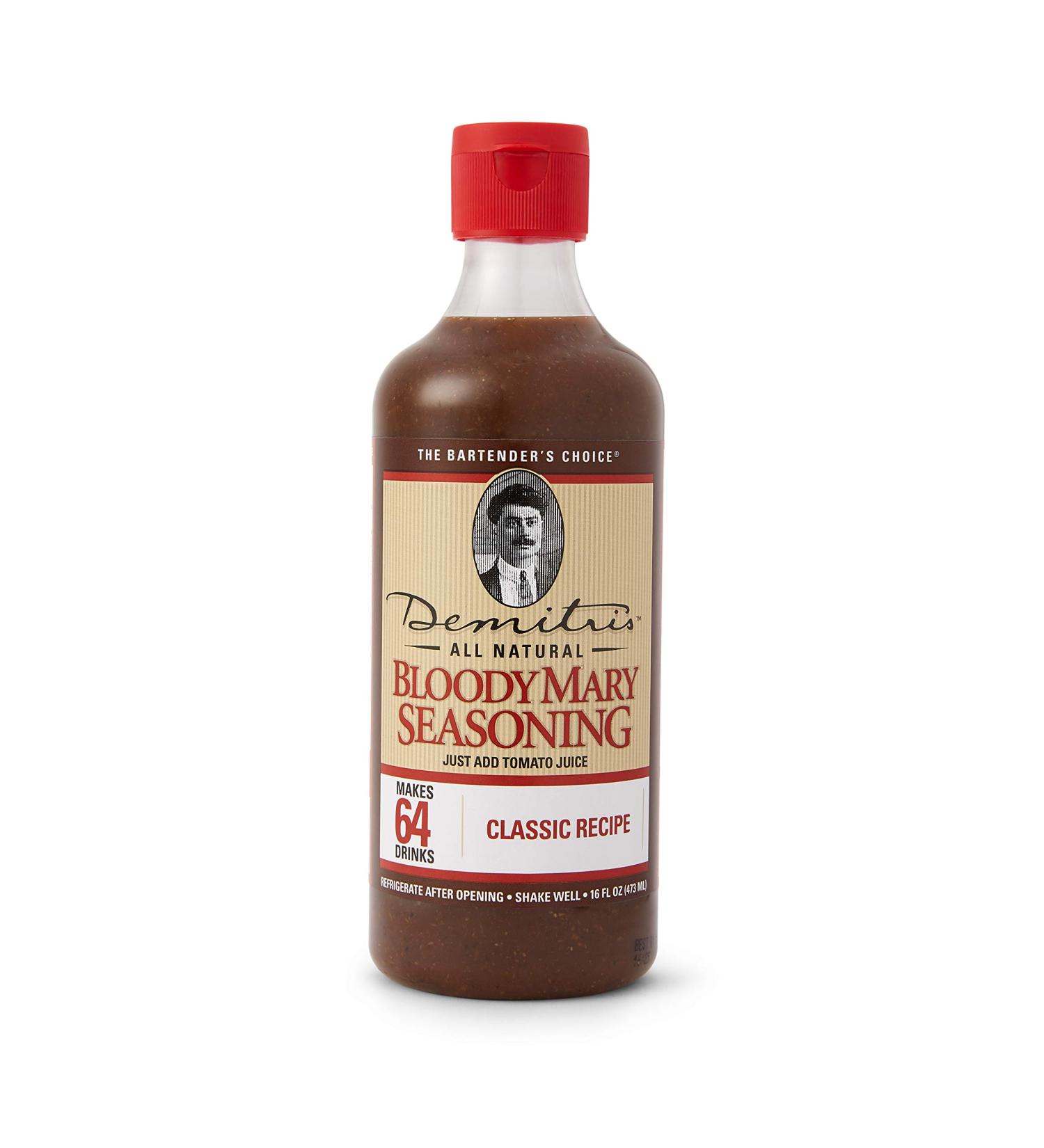 Demitri's Classic Bloody Mary Seasoning Mix - 16 oz | Authentic Cocktail Mixer - Buy Online on GoSupps.com