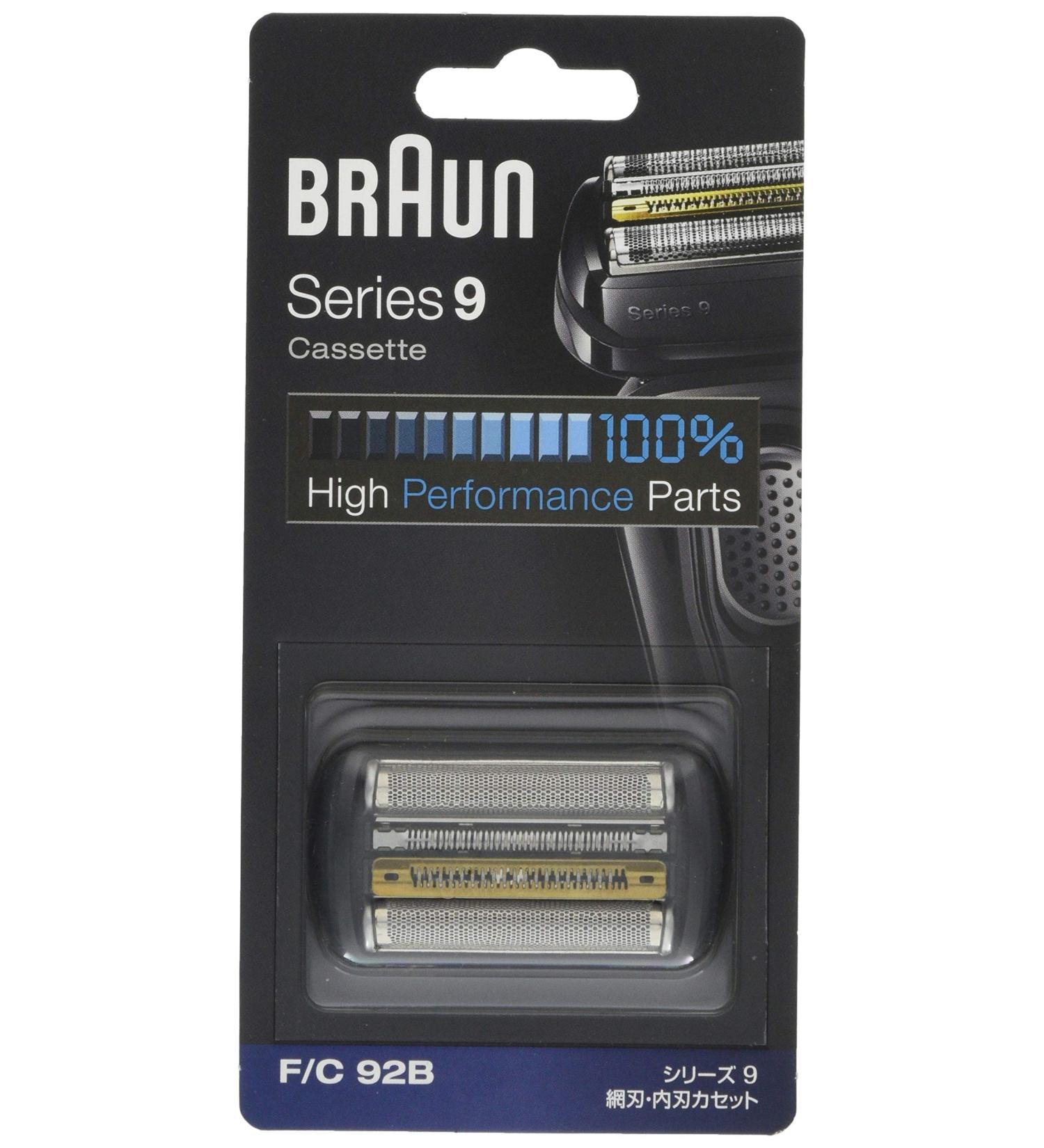 Black F / C92B for Braun Shaver Blade Series 9 Genuine