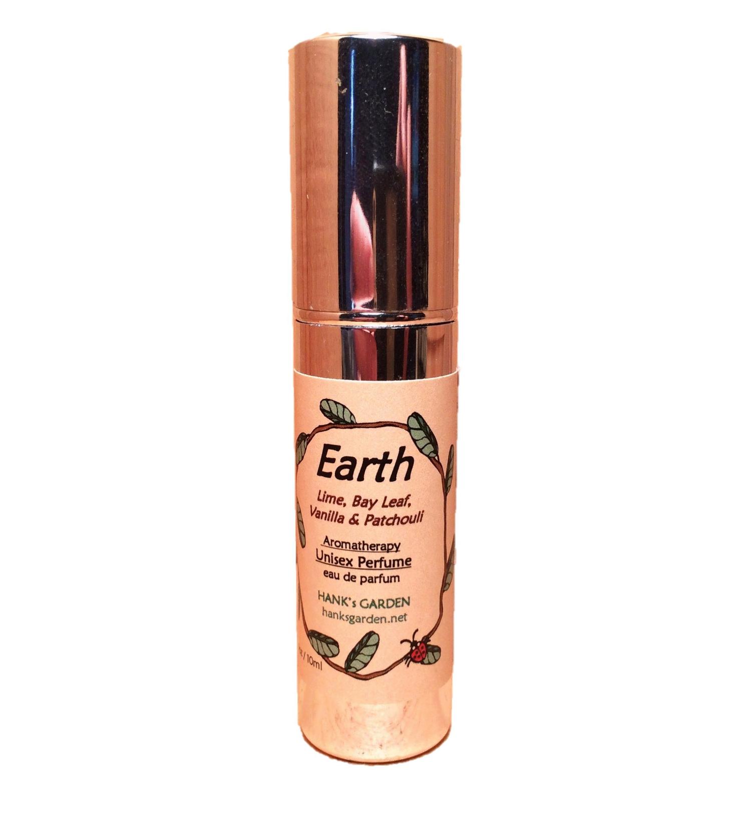EARTH (Spicy Citrus Aroma) 10 ml Spray - Unisex Perfume - Cologne - eau de parfum - Organic Vegan All Natural - 100% Pure Essential Oils (EARTH 10 ml spray) EARTH 10 ml spray
