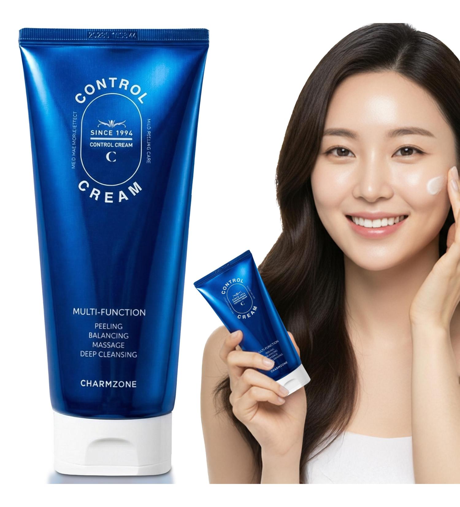 CHARMZONE Control Cream NEW VERSION Korean Skincare Exfoliating Face & Body Massage Cream for Removing Sebum & Dead Skin Cells Hydrating Self-Massage Moisturizer (150ml / 5.07 fl oz) 5.29 Ounce (Pack of 1) - Buy Online on GoSupps.com