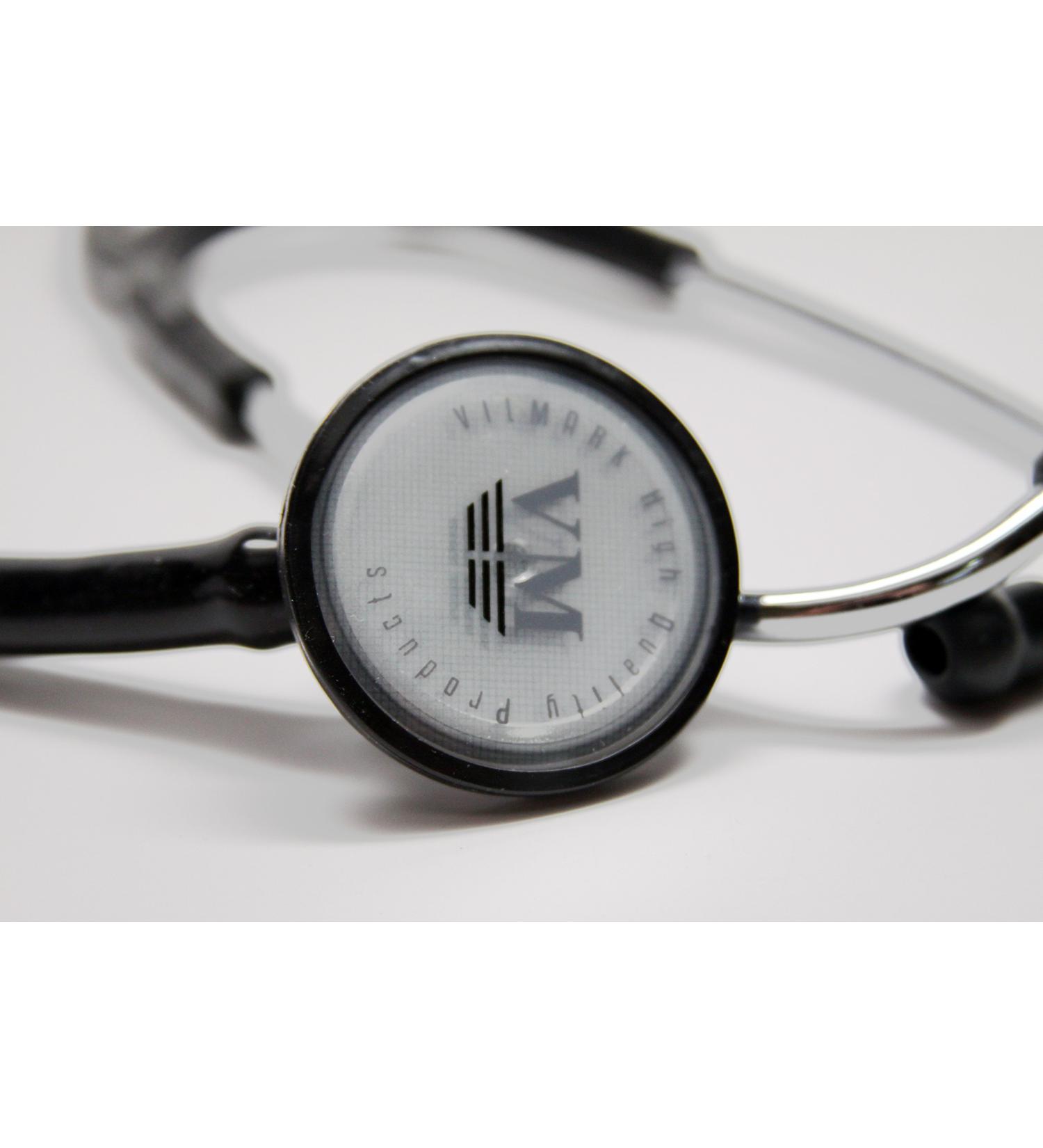 Buy New Professional One Sided Black Cardiology Stethoscope - Vilmark A | International Shipping Available - Buy Online on GoSupps.com