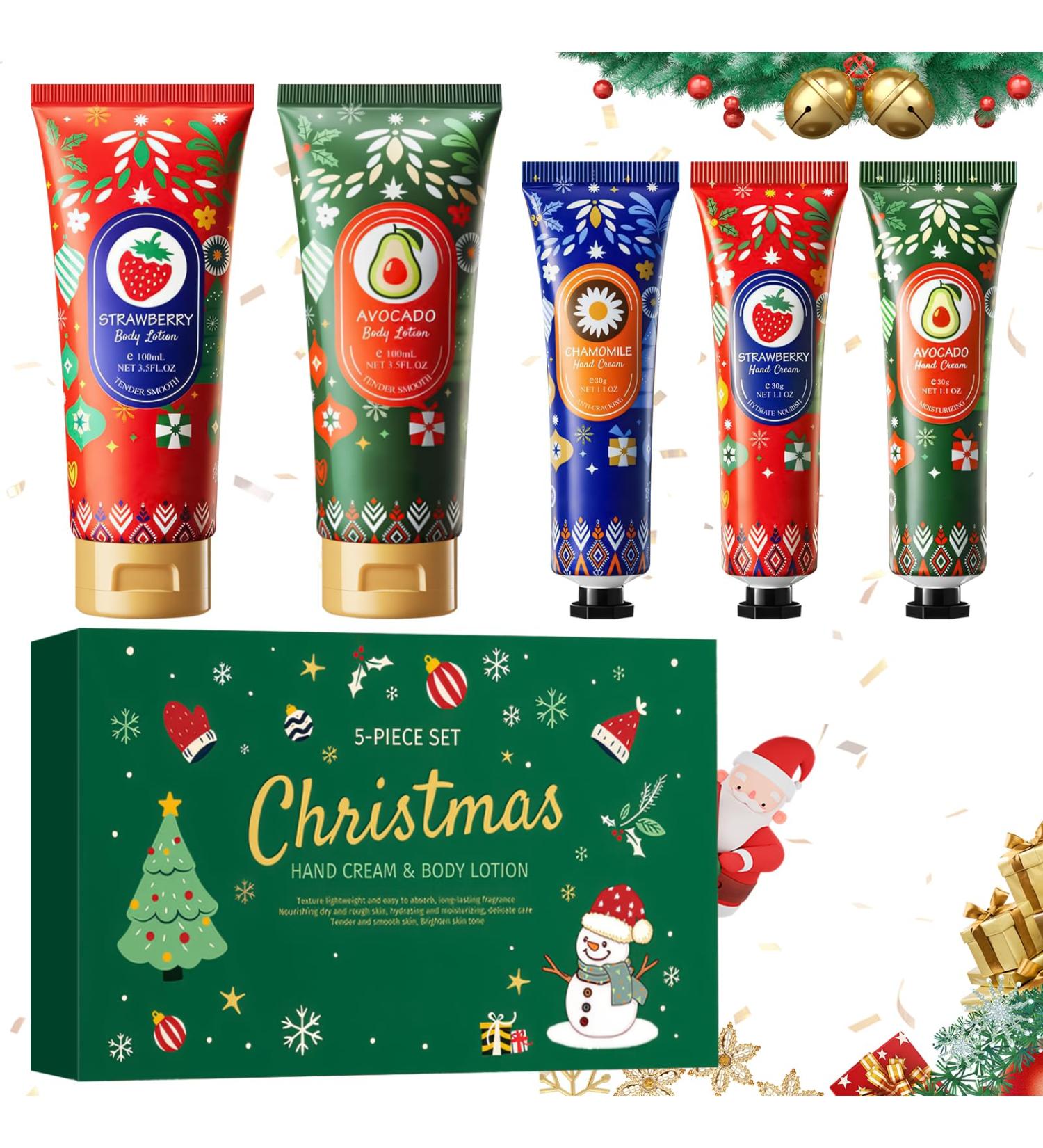 Allony Lot de 3 cr mes pour les mains de No l 2 cr mes hydratantes pour le corps pour les mains et le corps pour les mains tr s s ches pour No l anniversaire vacances 5 unit (Lot de 1) - Buy Online on GoSupps.com