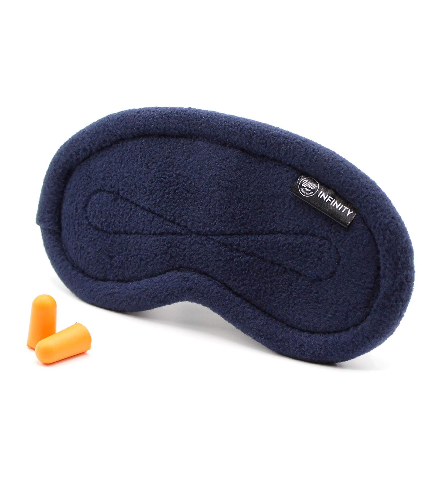 Wild Essentials Infinity Fleece Luxury Sleep Mask - French Navy Blue | Soft & Comfortable - Buy Online on GoSupps.com